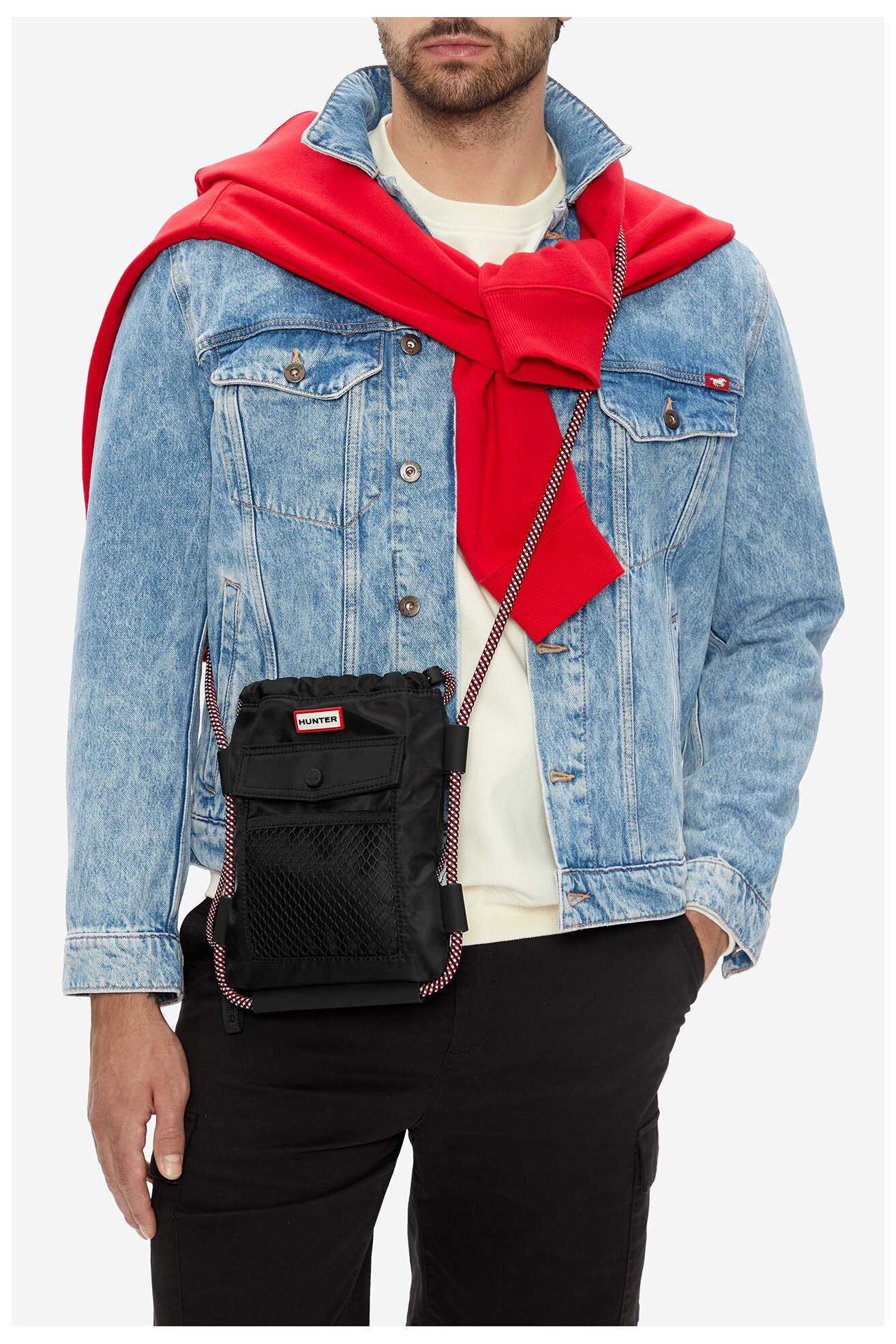 Мъжка чанта HUNTER HTR-B-007-07 ЧЕРЕН