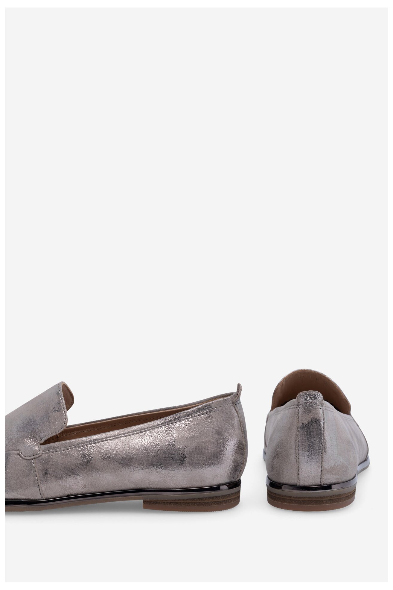 Mokasíny Sergio Bardi WB-D1066-01SB STŘÍBRNÁ