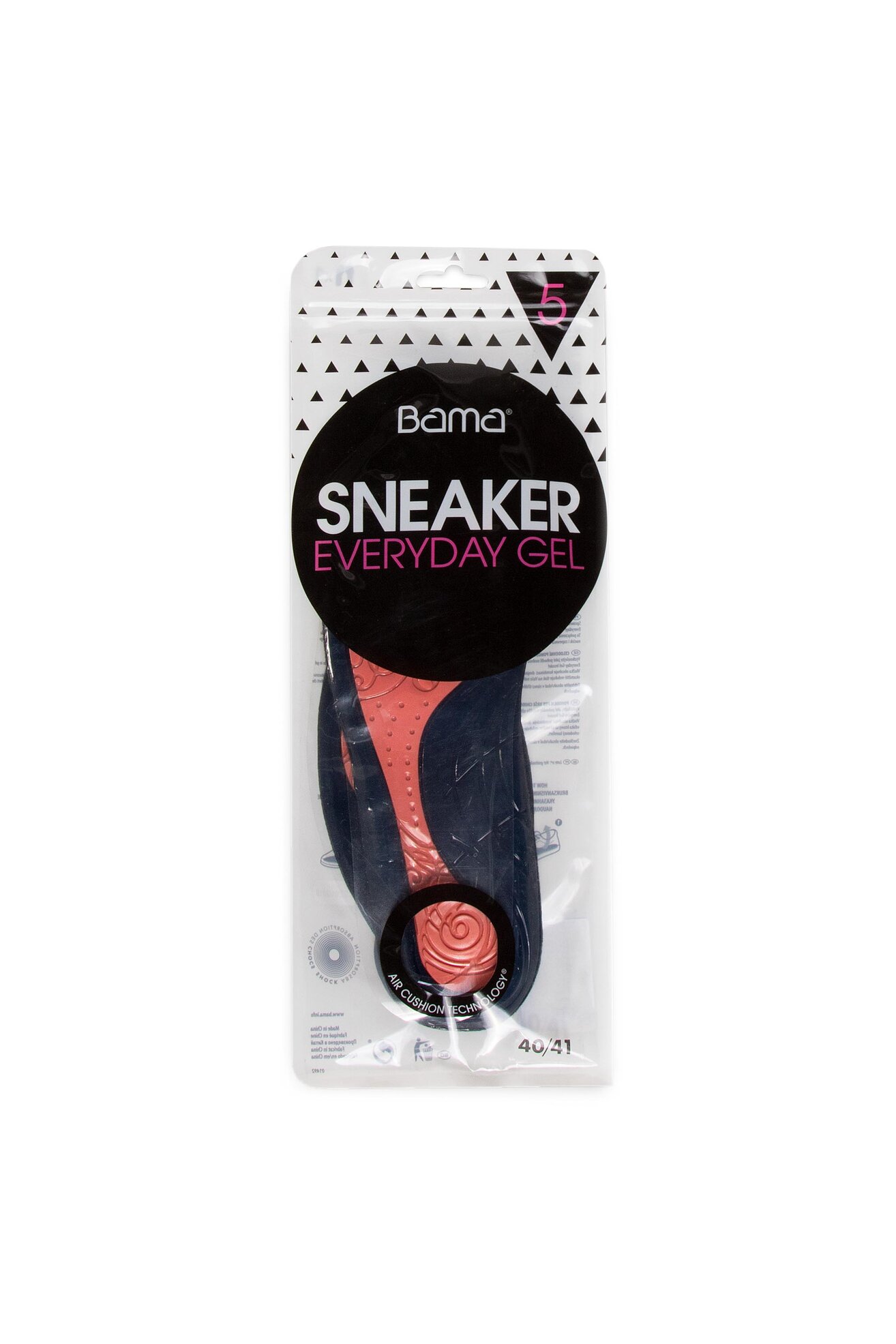 Wkładki do obuwia BAMA WKŁADKA SNEAKER EVERYDAY GEL 40/41 MIX