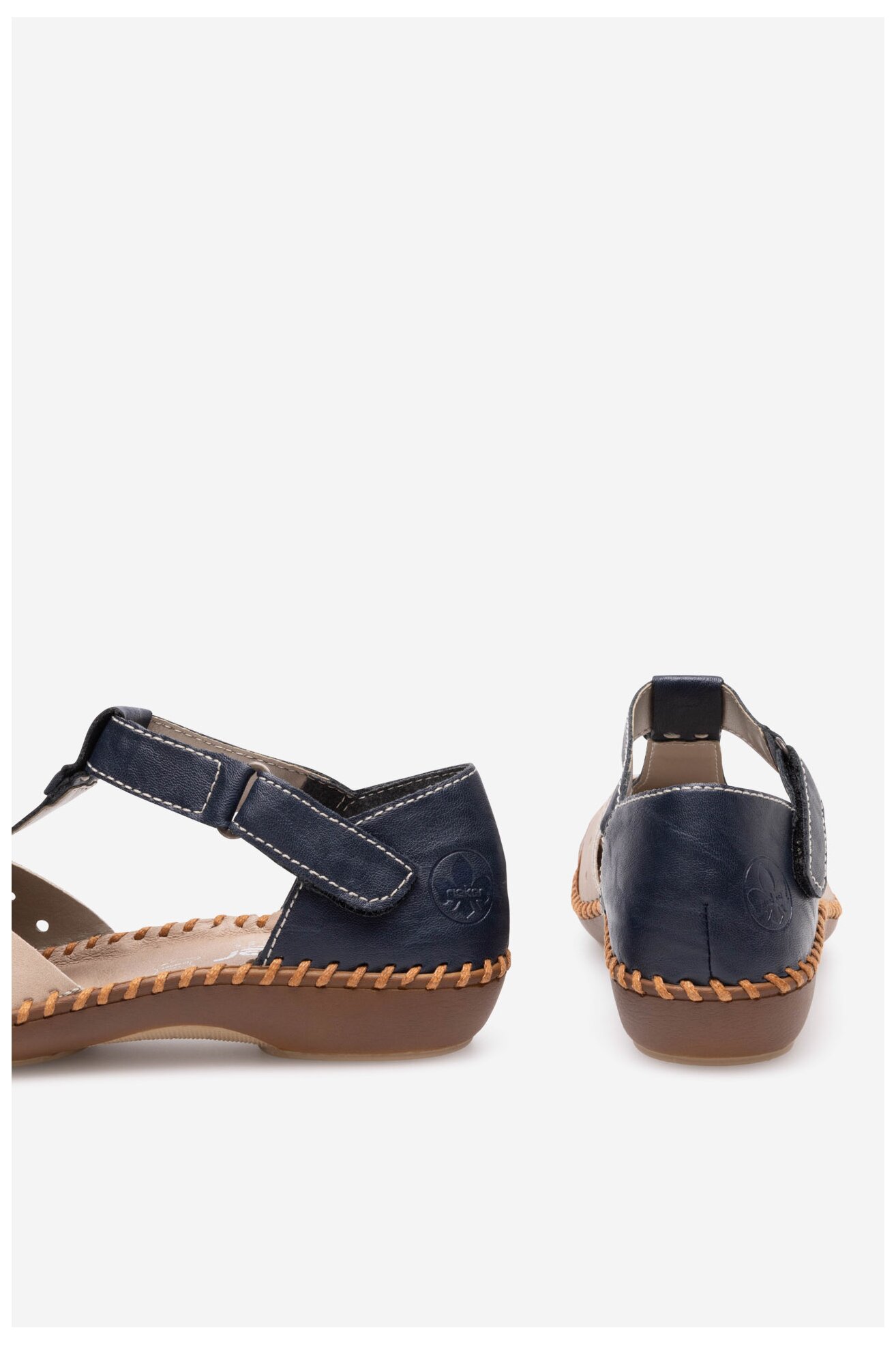 Sandały Rieker M1655-14 Niebieski