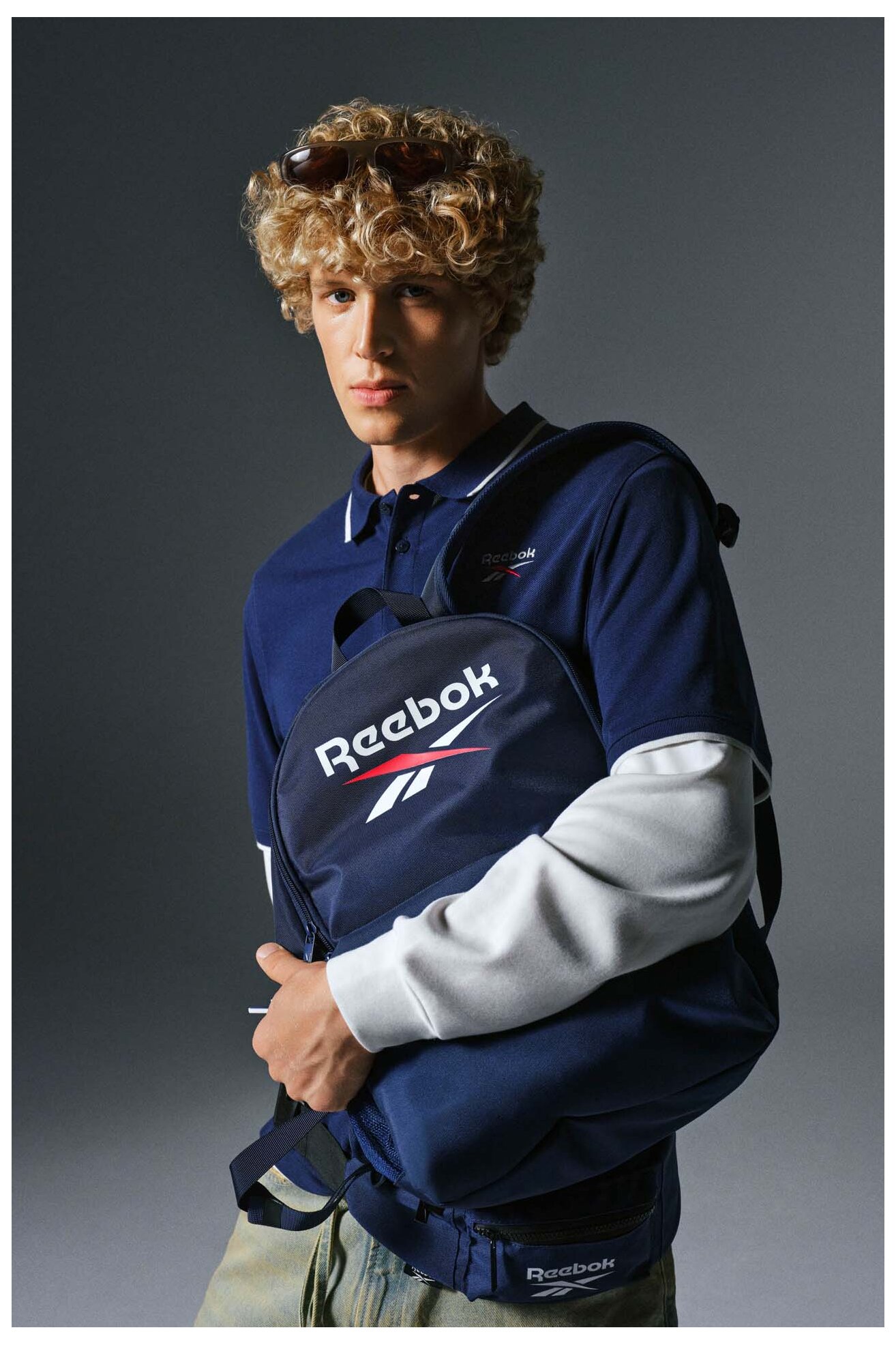 Plecak Reebok RBK-012-CCC-06 Granatowy