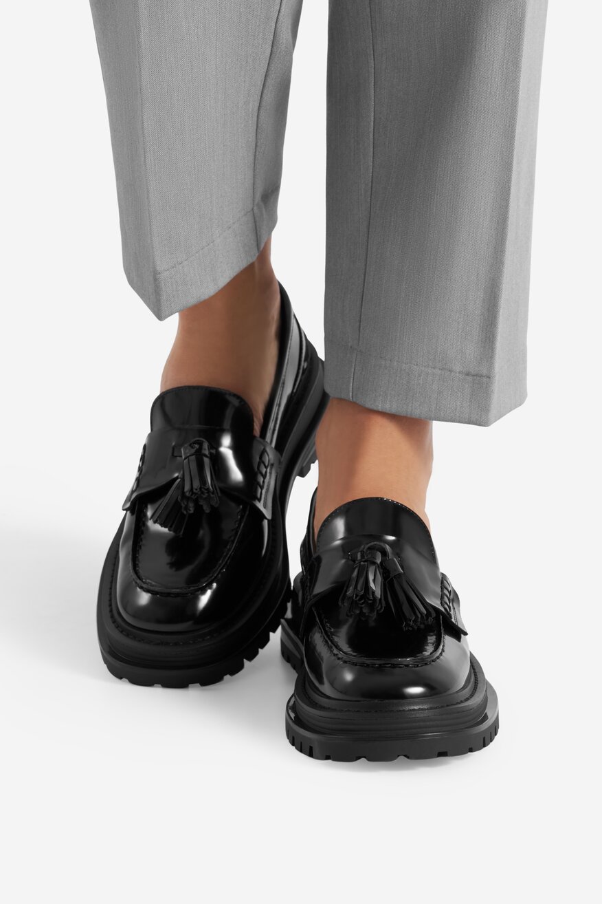 Mocasini Badura NEGRU - 5905588904700