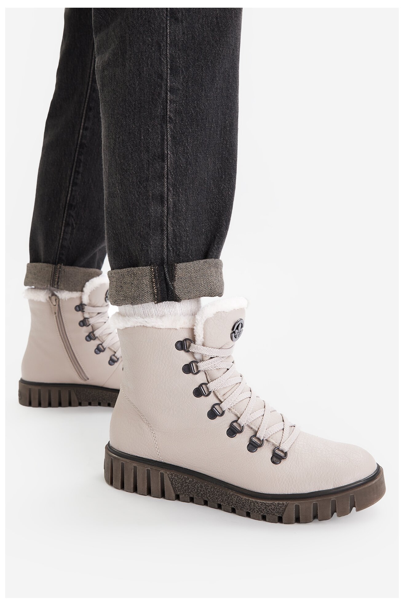 Trzewiki Rieker Y3432-60 Beżowy