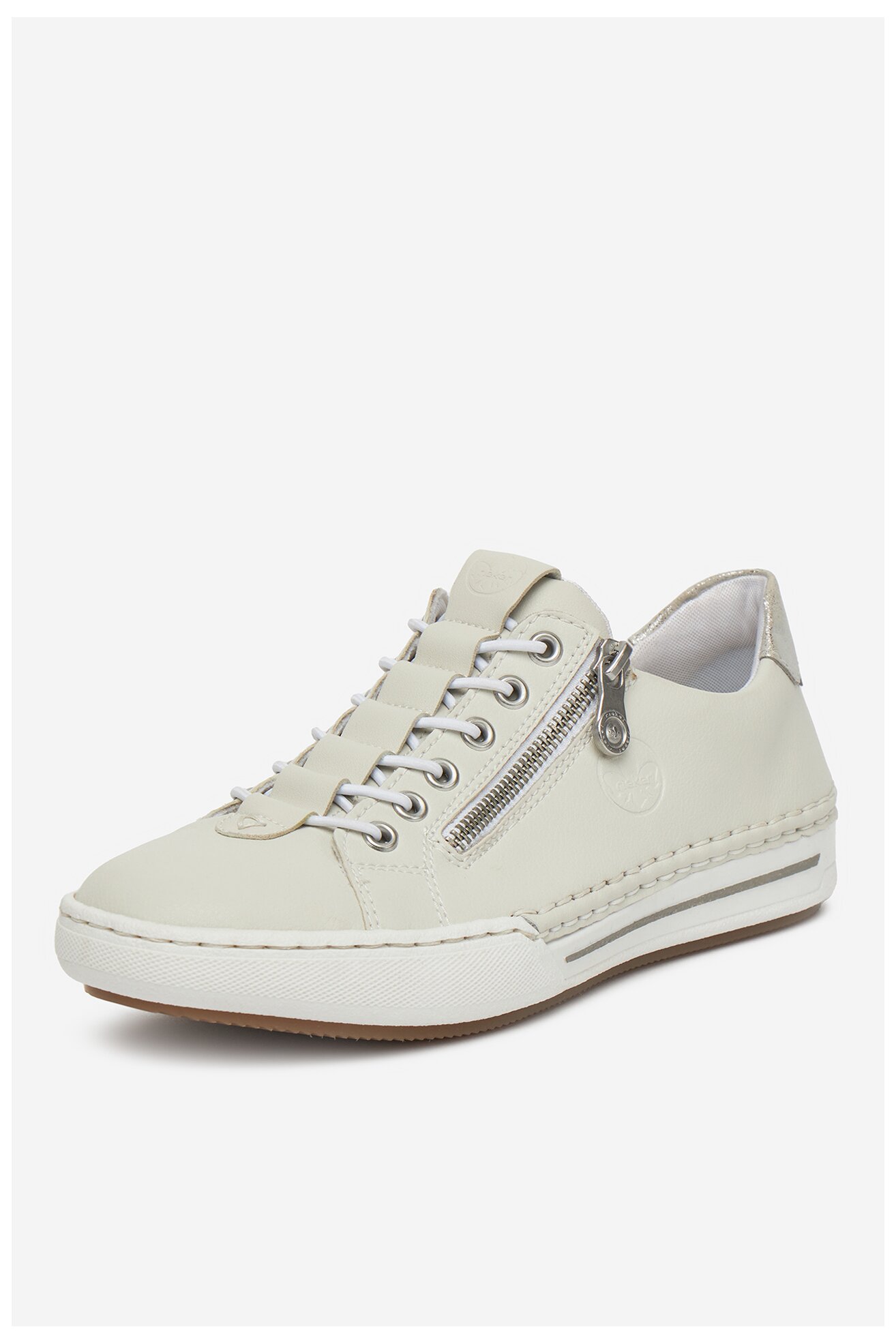 Sneakerși Rieker L7250-80 IVORY