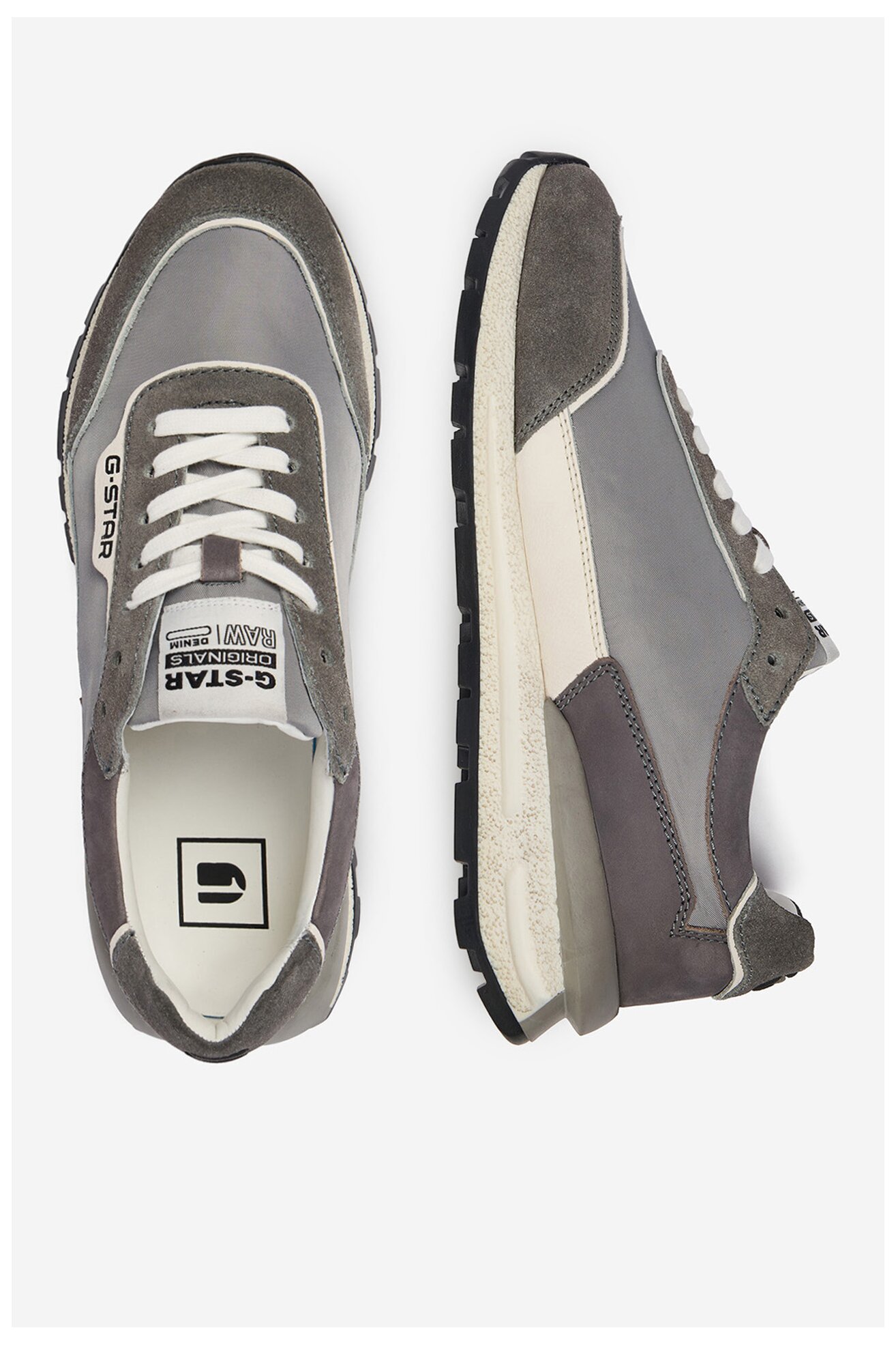Sneakers G-STAR RAW EO-KIOTOII-01 MI08 Szary jasny