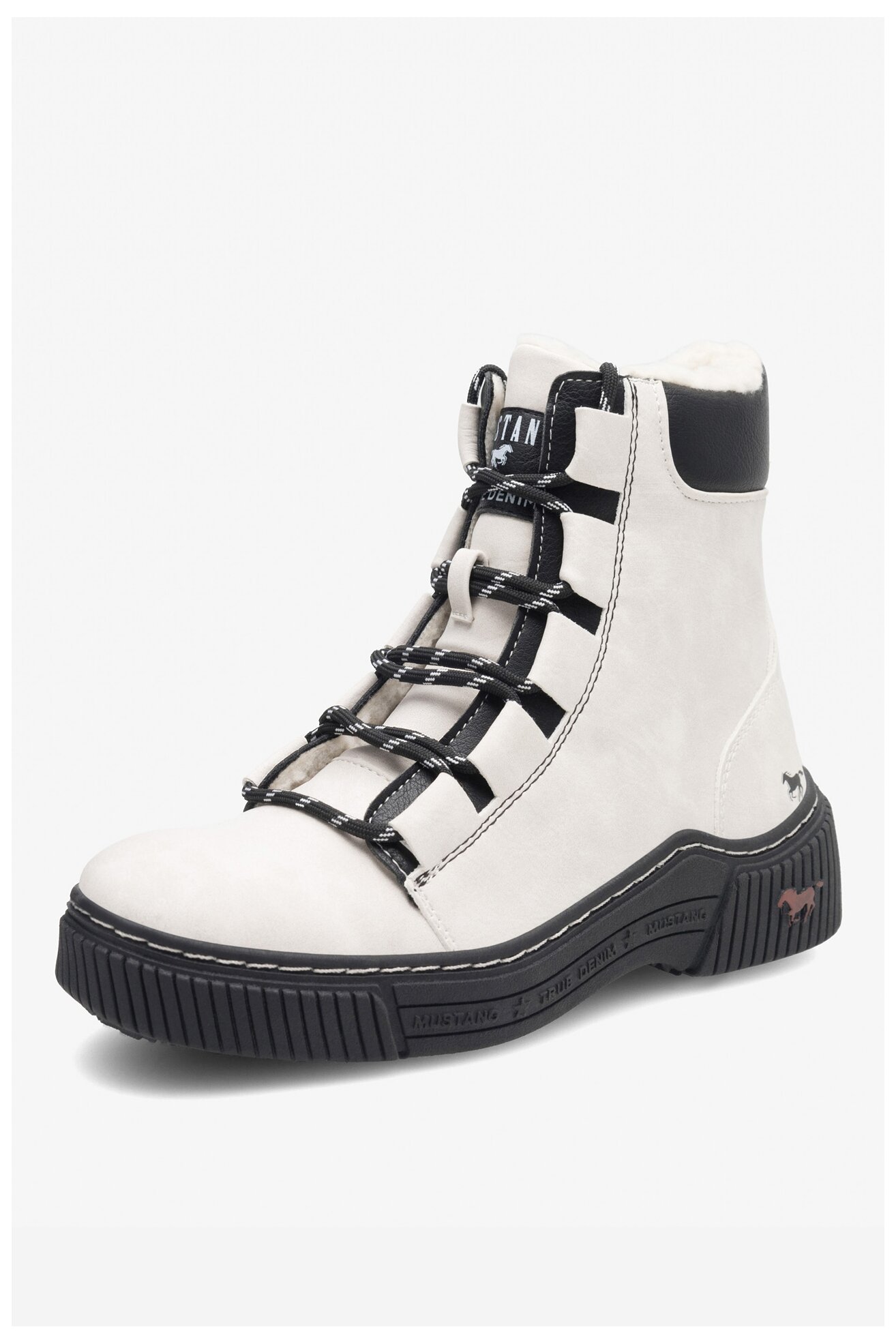 Боти Mustang 1436-605 БЯЛ