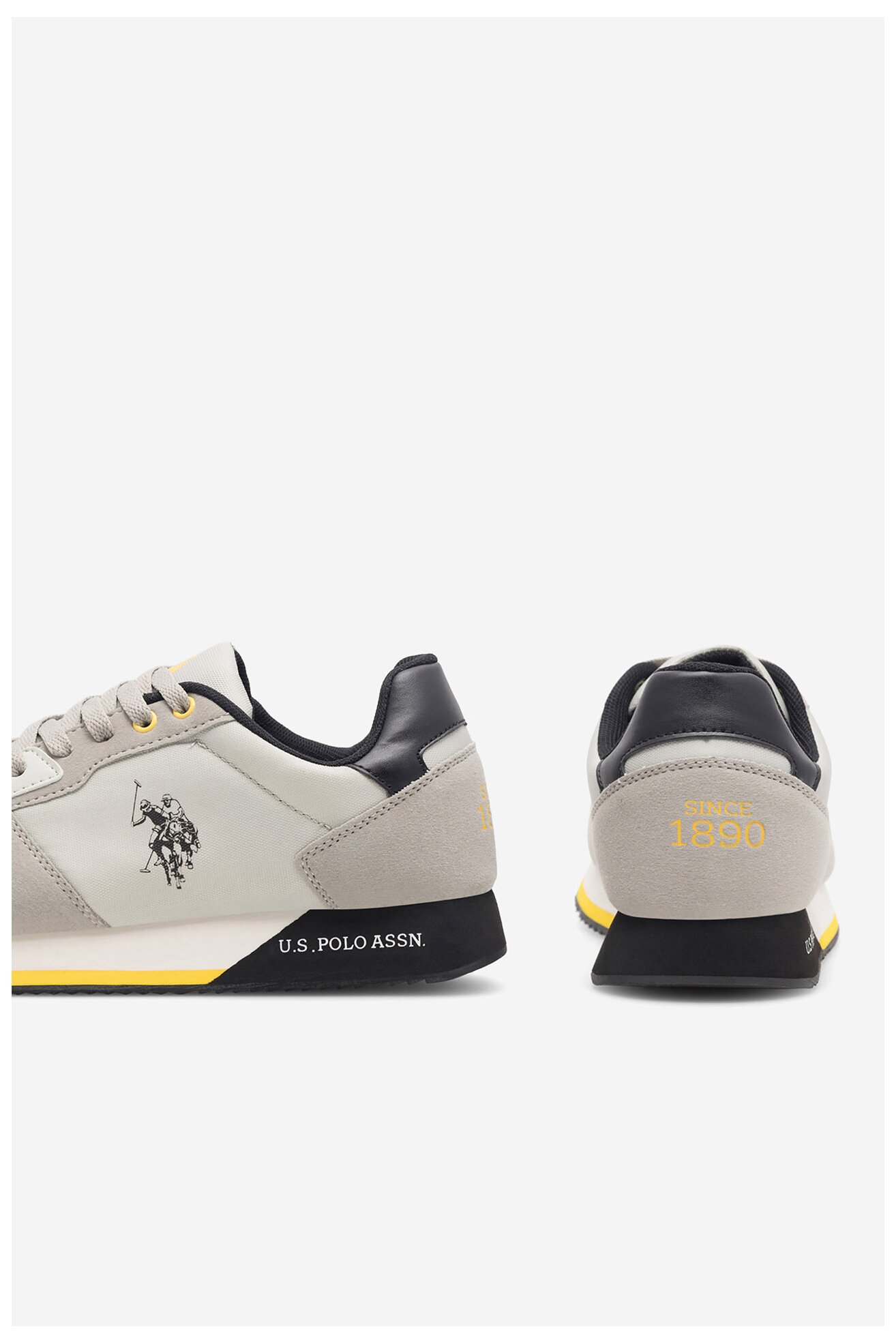 Sneakers U.S. POLO ASSN. NOBIL011M/CNH1 Szary jasny