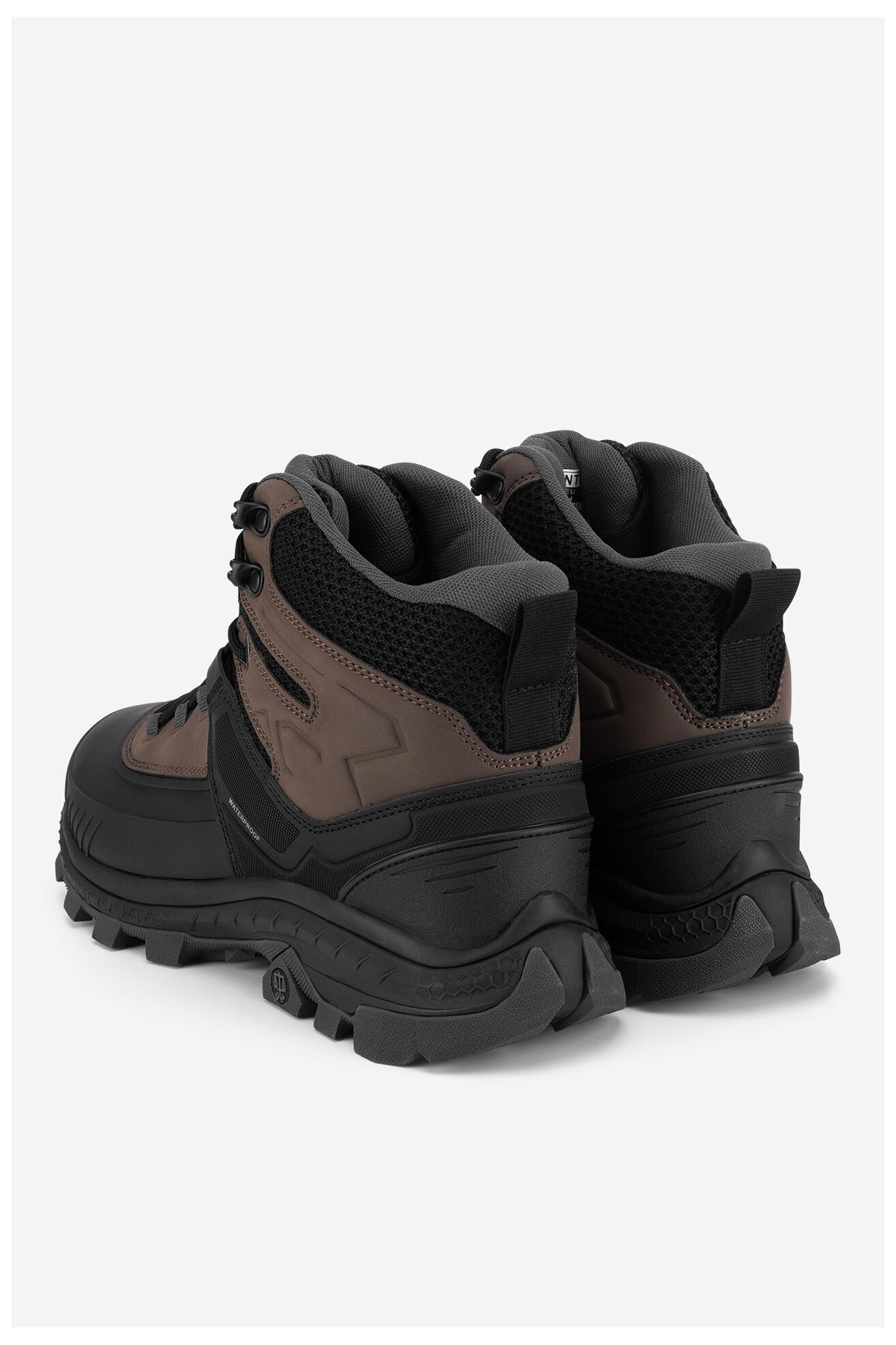 Túracipő HUNTER AWW EVERGREEN SNOW HIKER WP BARNA