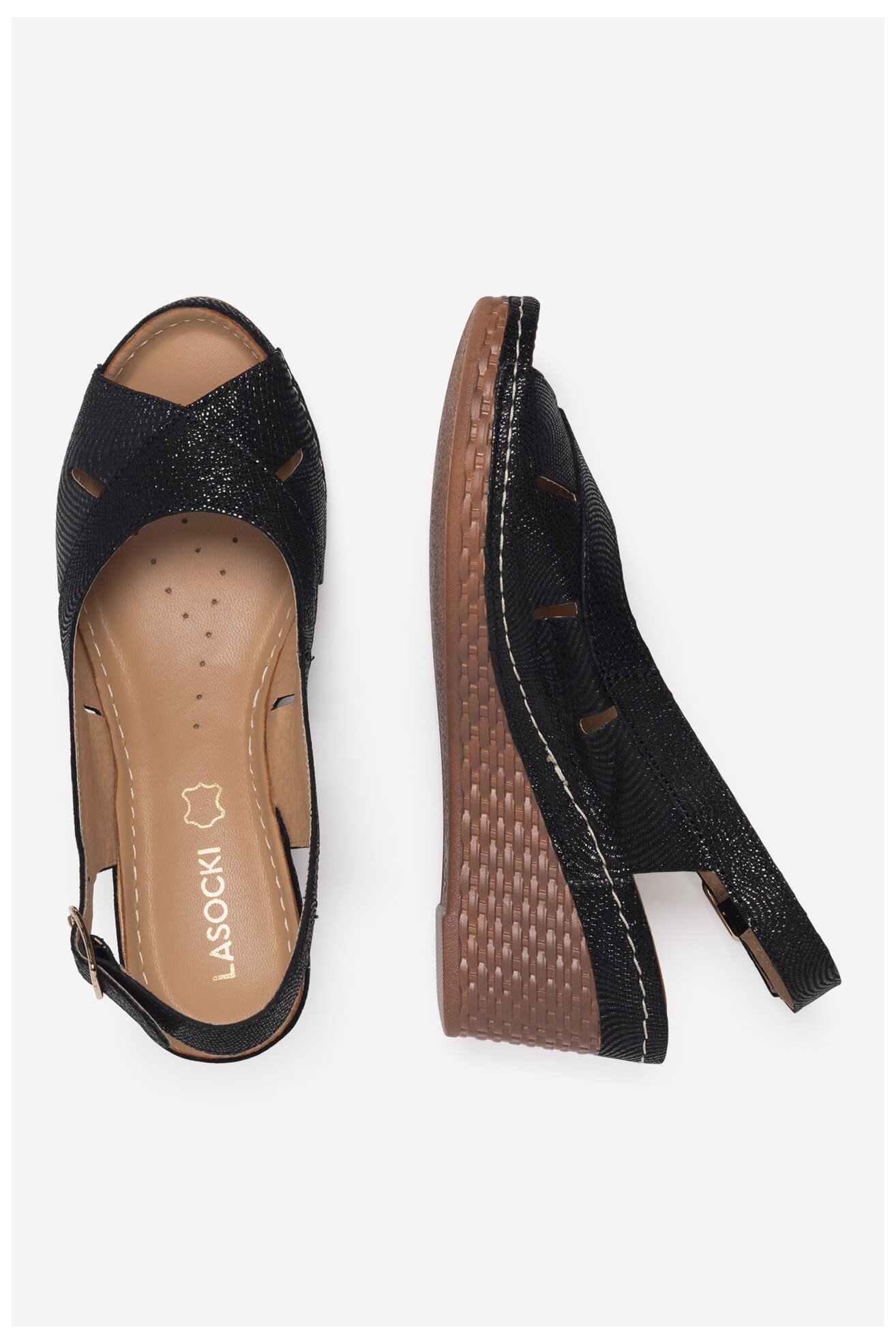 Szandál Lasocki ARC-N1890-02 FEKETE