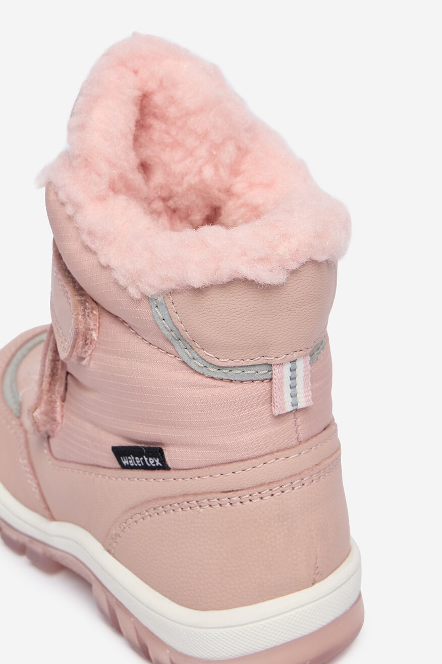 
                Lasocki Kids - Trzewiki skórzane ocieplane - 5906751259818