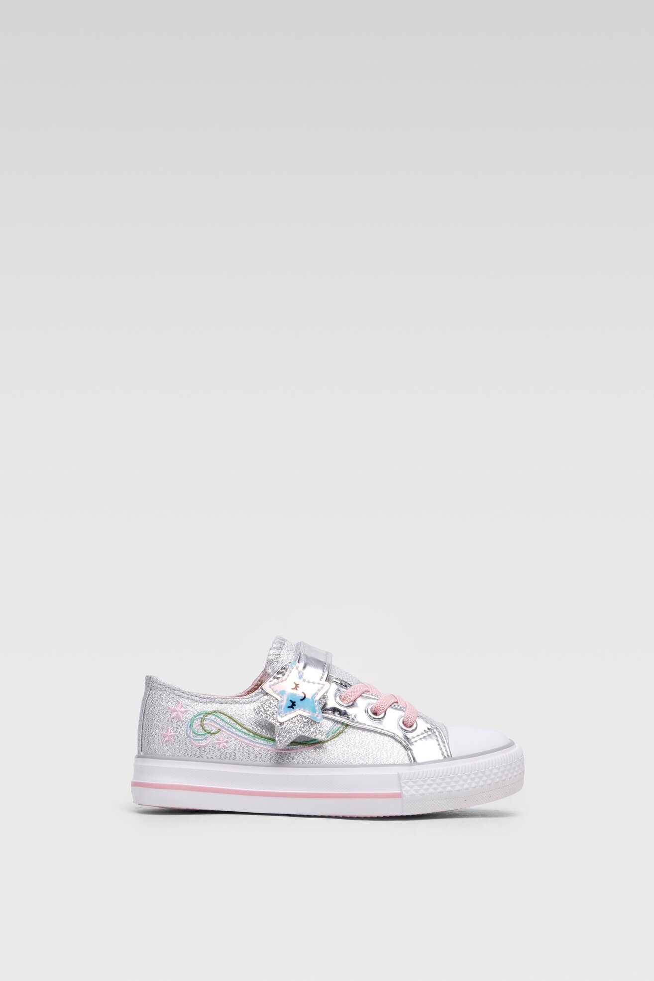 Trampki Nelli Blu CF2327-1 Srebrny