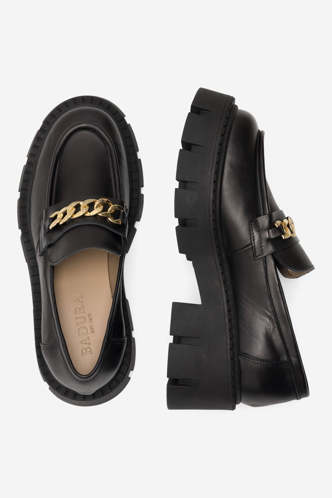 Mokaszin Badura MELITO-E23-25711PE FEKETE