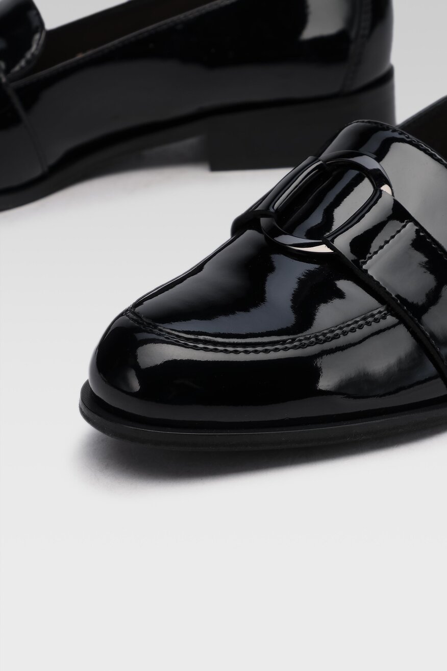 Gino Rossi - Skórzane półbuty z aplikacją - 5903698277103