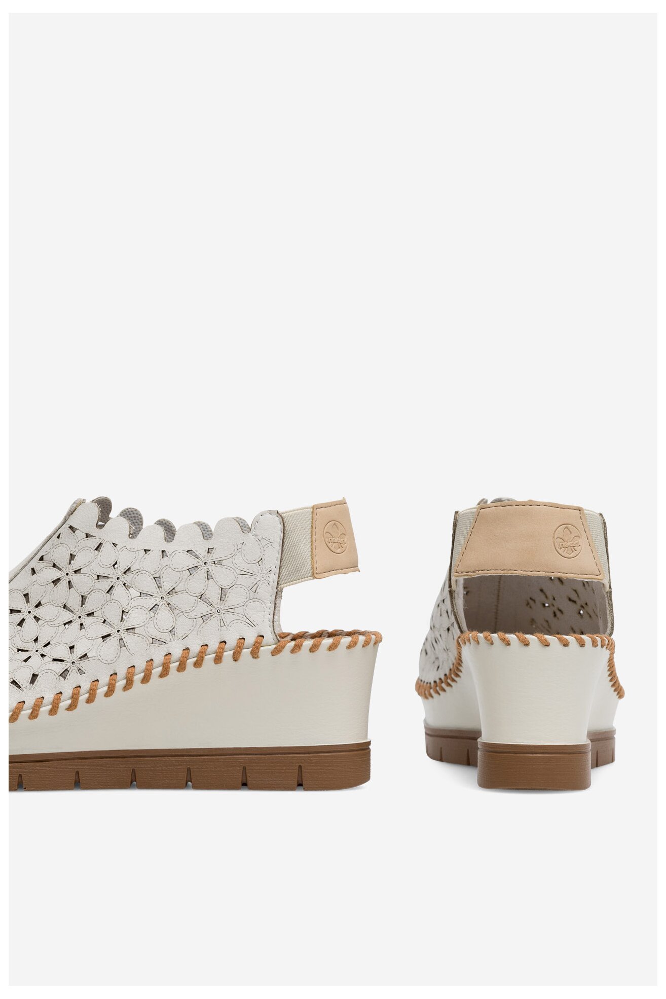 Sandały Rieker 60355-80 Biały