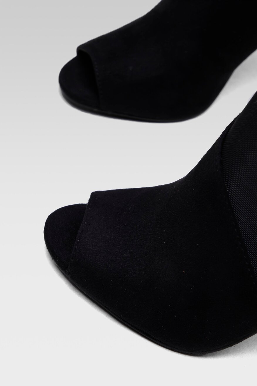 Jenny Fairy - Botki czarne z suwakiem - 5904248192327