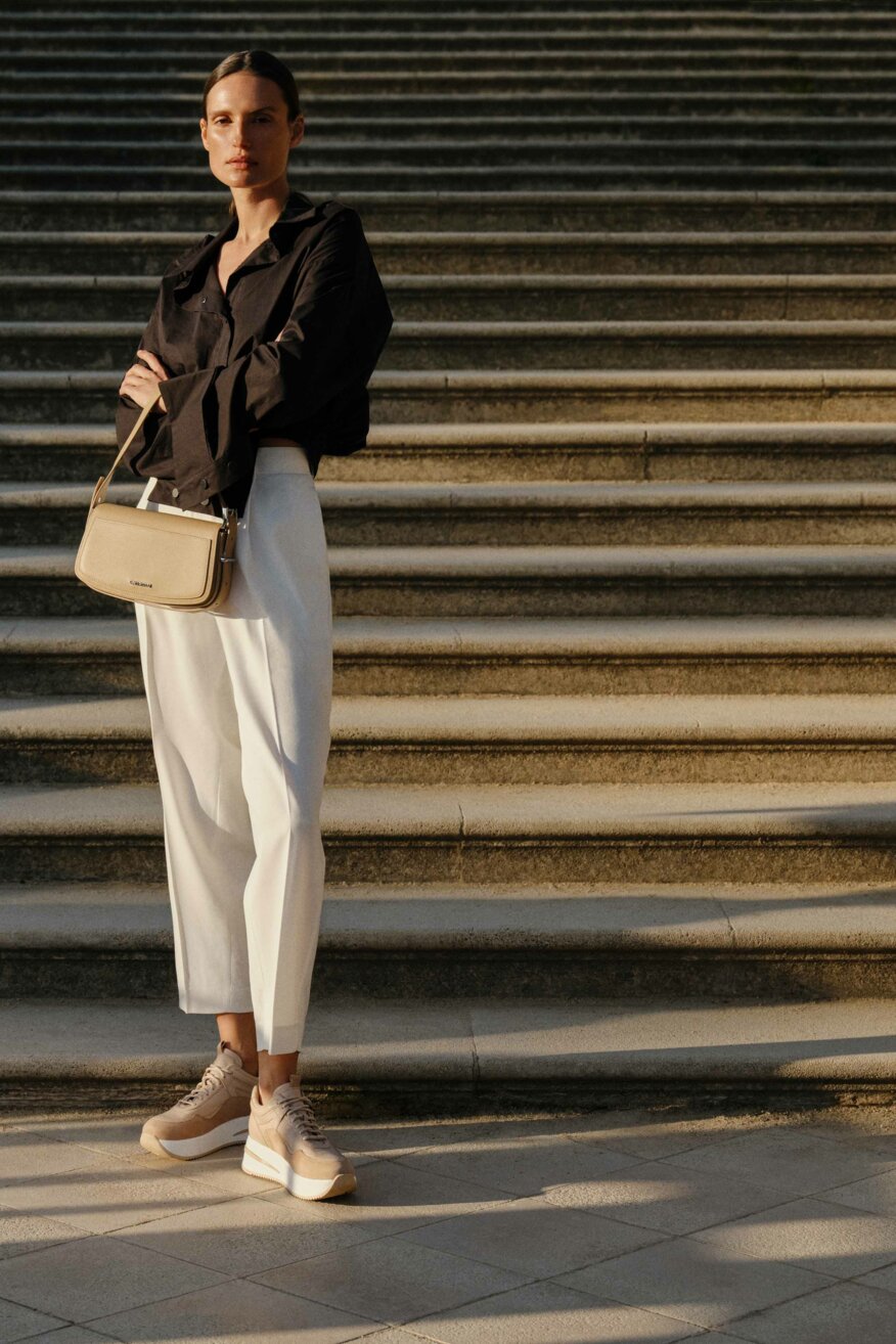 Gino Rossi - Torebka skórzana beżowa - 5903698604718