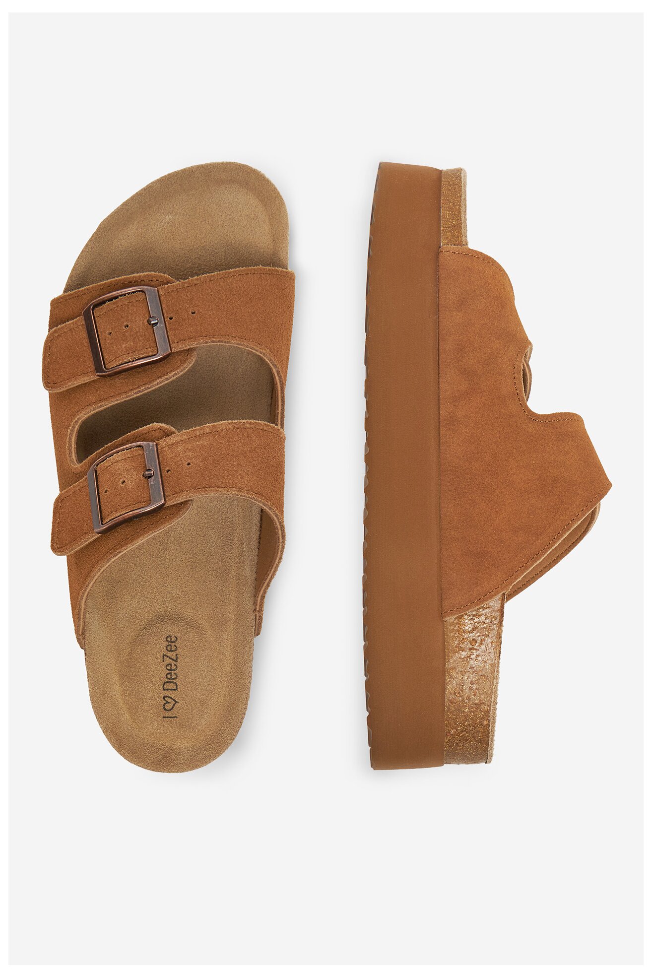Klapki DeeZee DZ-C1 Brązowy