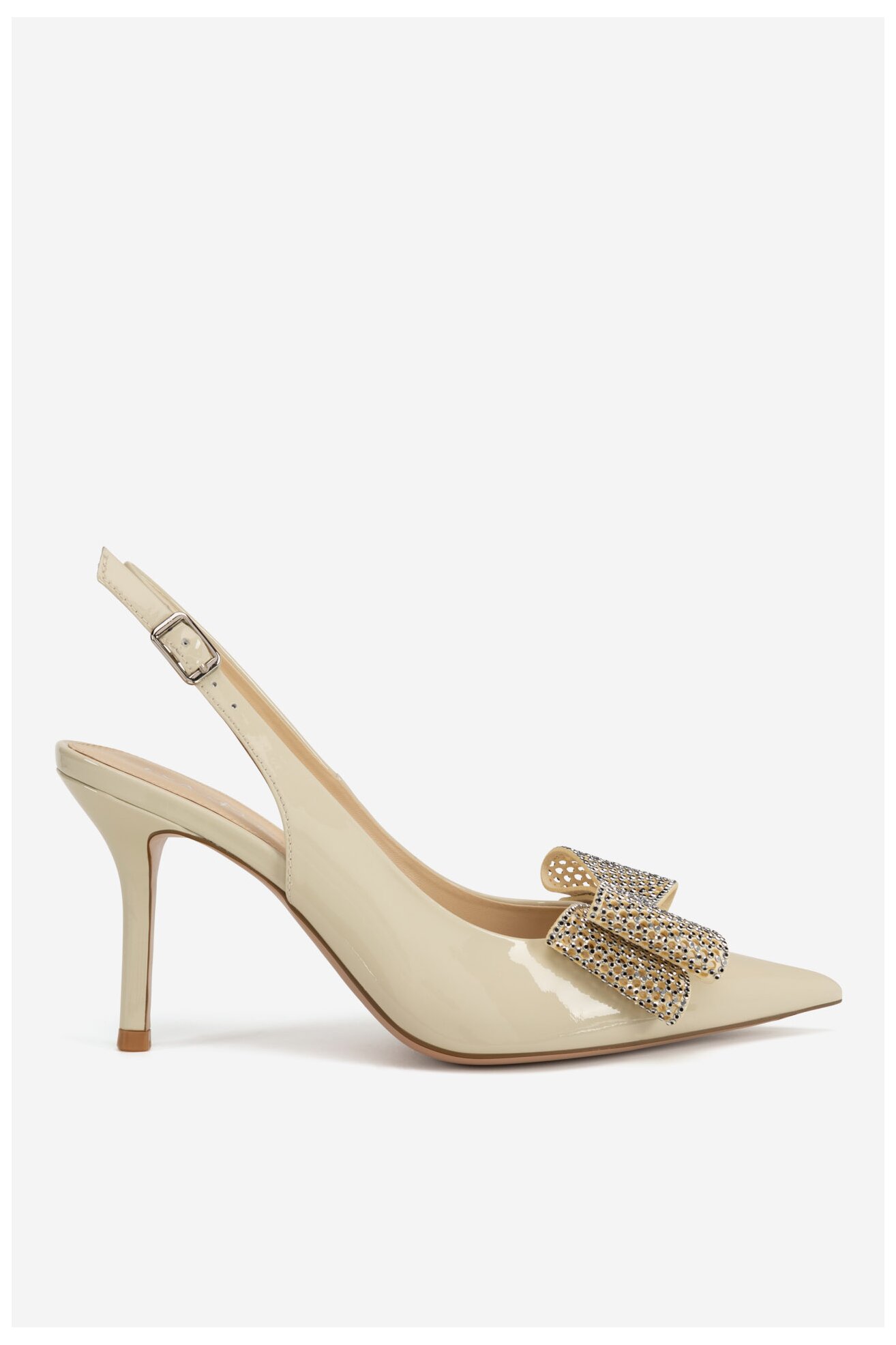 Czółenka EVA MINGE ANEMONE-V1892-56-1 Beżowy jasny