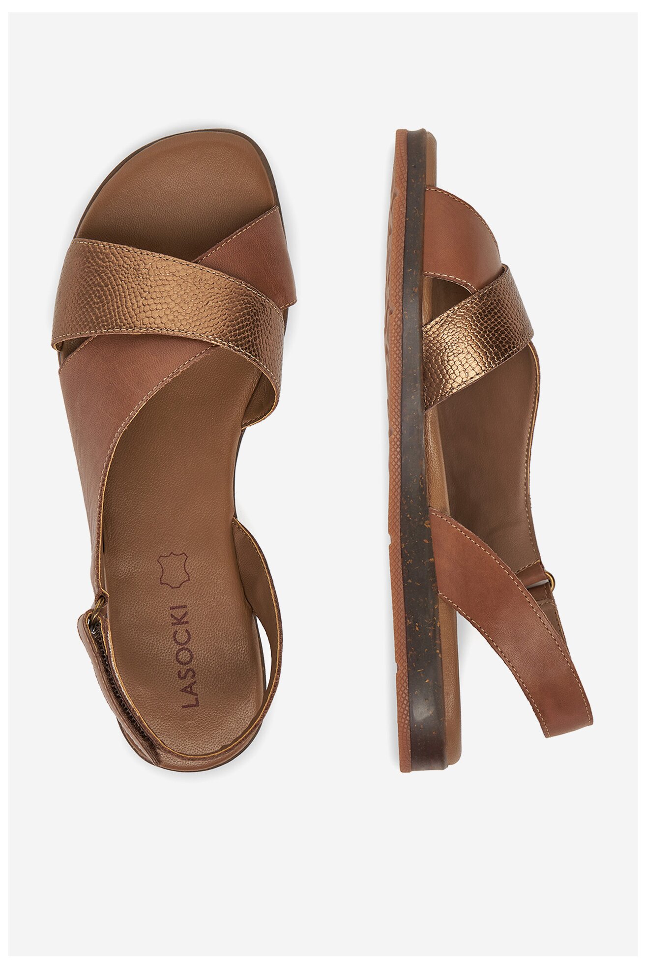 Сандали Lasocki WI16-740A-01L СВЕТЛОКАФЯВ