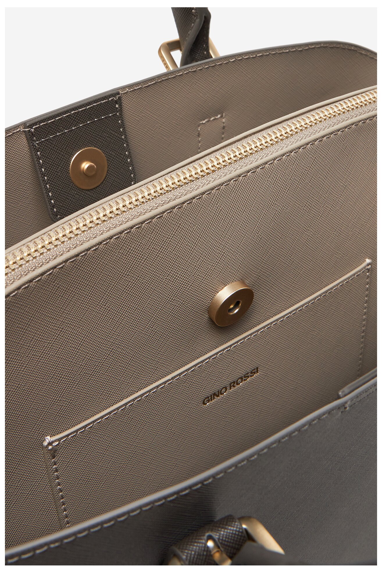 Kézitáska Gino Rossi RC-9694 SÖTÉTSZÜRKE