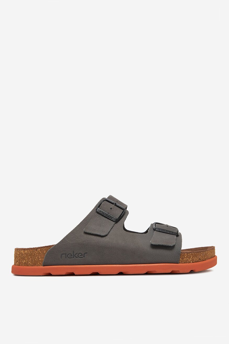 
                        Klapki Rieker CEO-21190-40 Szary - 5906751769270
