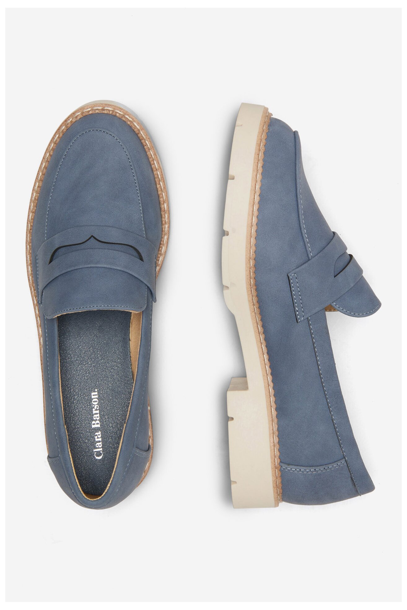 Mokaszin Clara Barson WS5885-01A KÉK