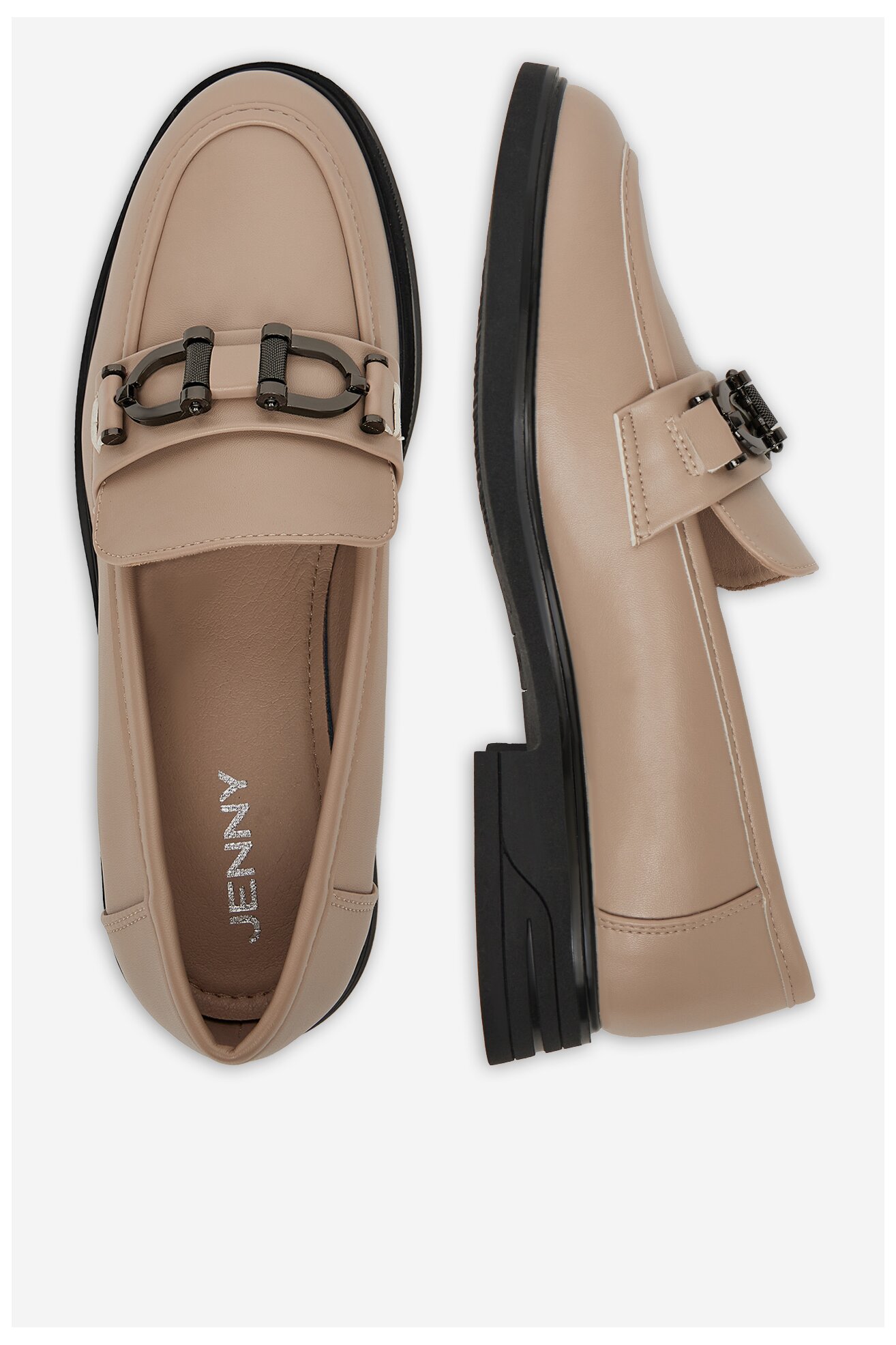 Mokasyn Jenny WFA3869-1 Beżowy ciemny