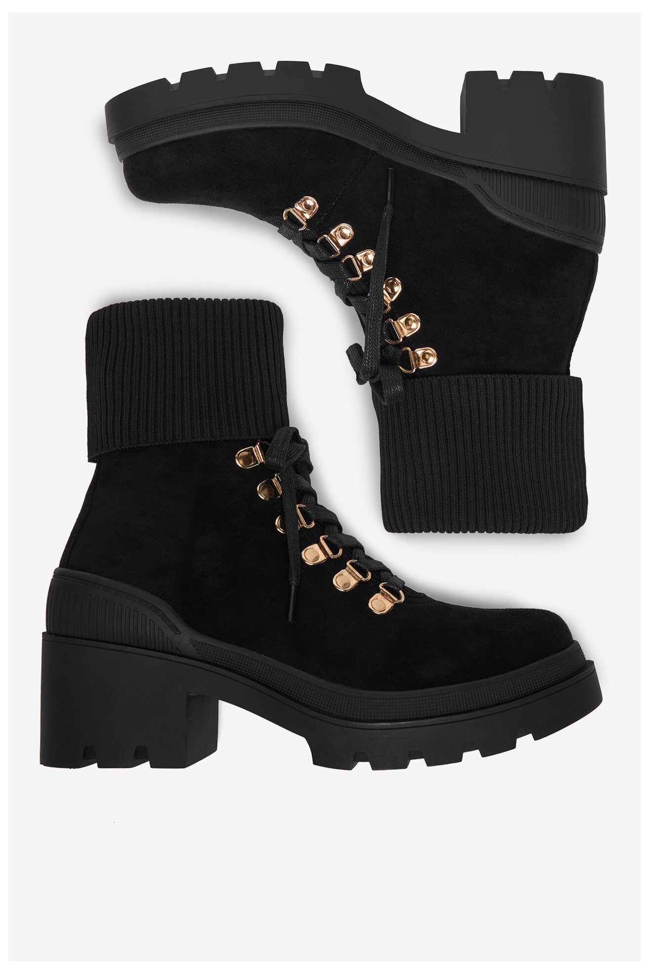 Bokacsizma DeeZee 13103-2-BLACK SU FEKETE