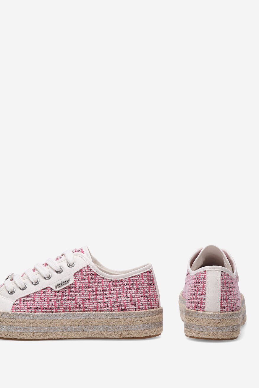 
                Eспадрили Rieker РОЗОВ - 2230056237381