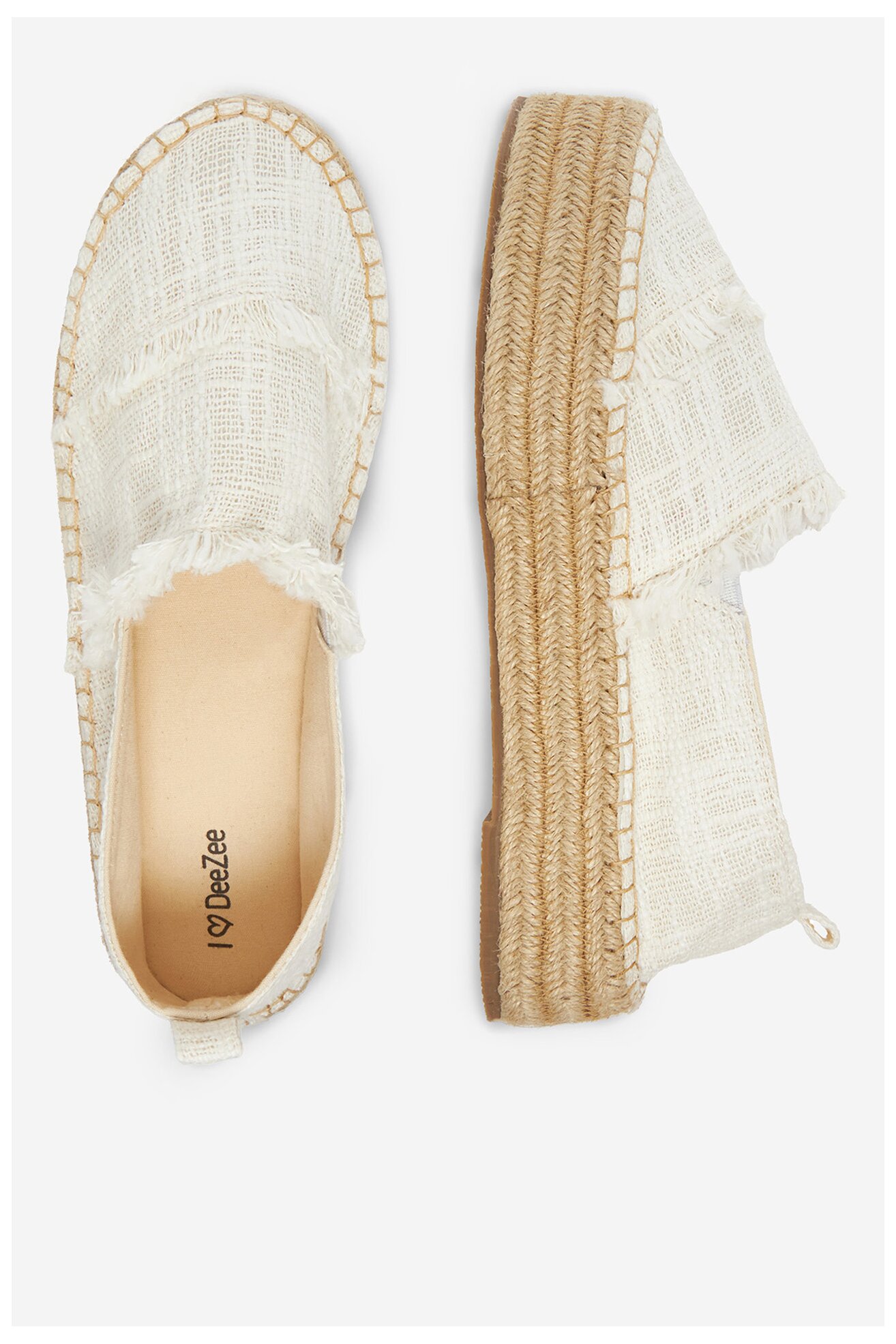 Espadryle DeeZee 532502 Biały