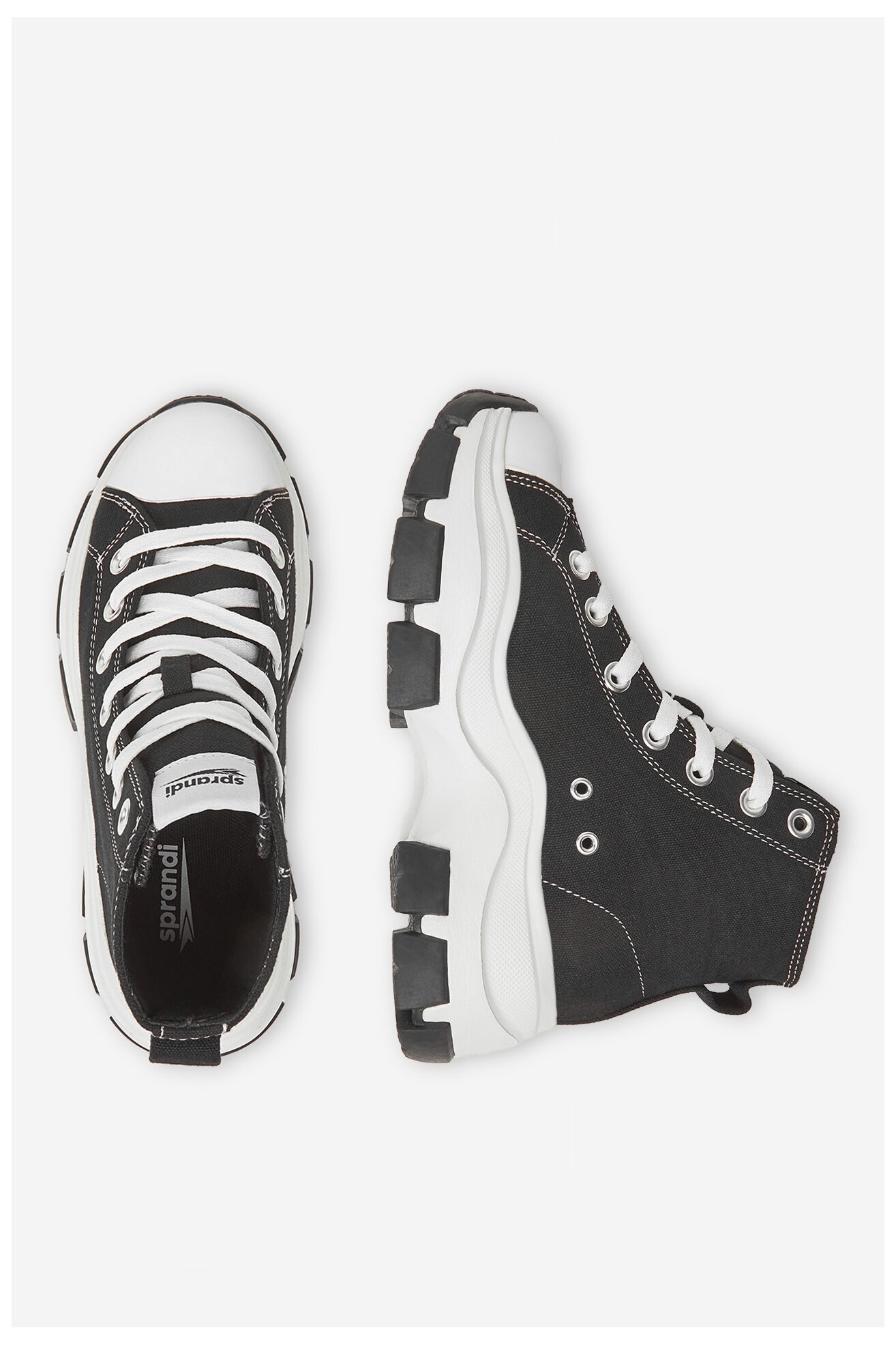 Plátěná obuv Sprandi CEO-WP40-22344Y ČERNÁ