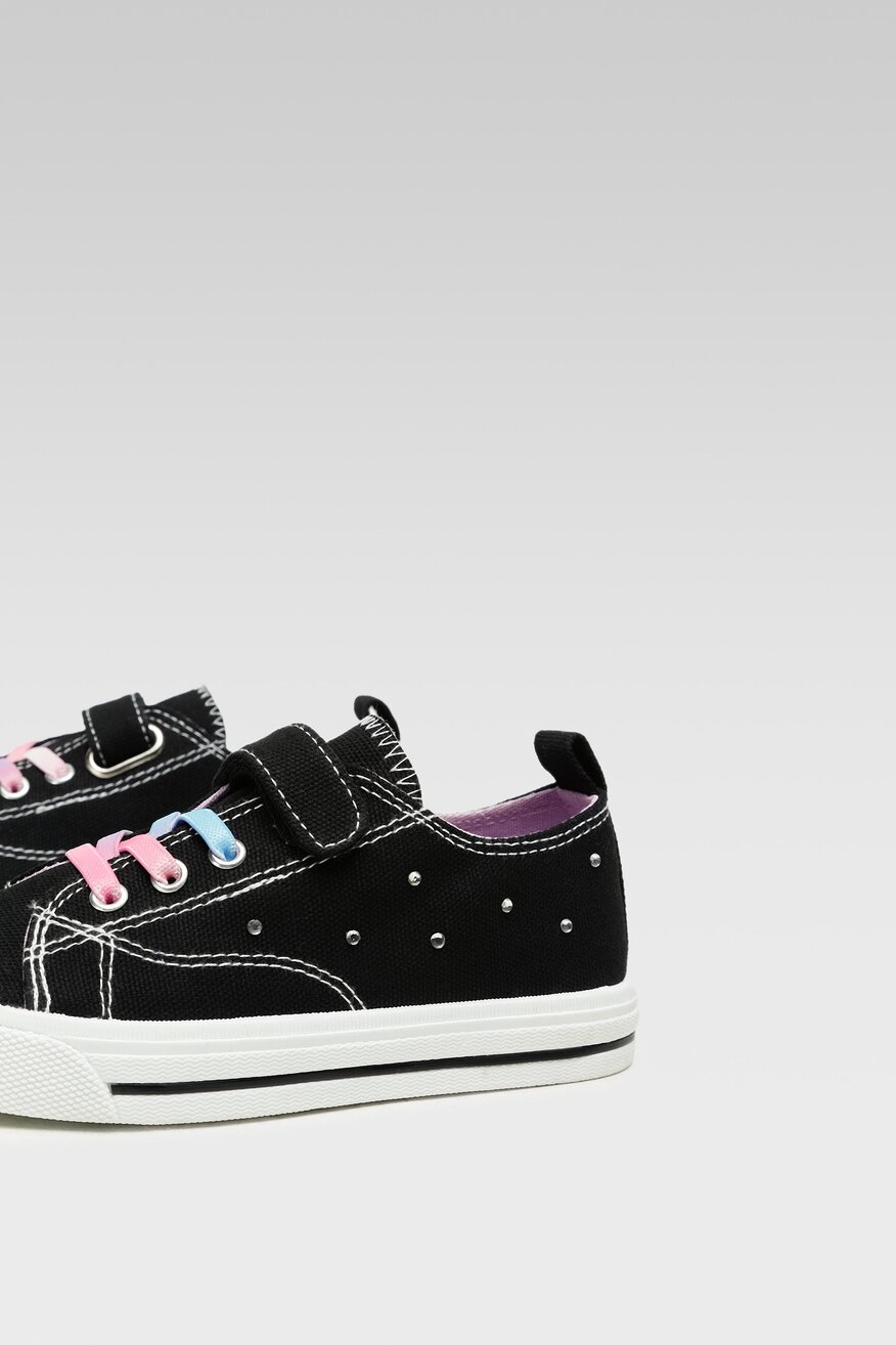 Pantofi pânză Nelli Blu NEGRU - 5904248824990