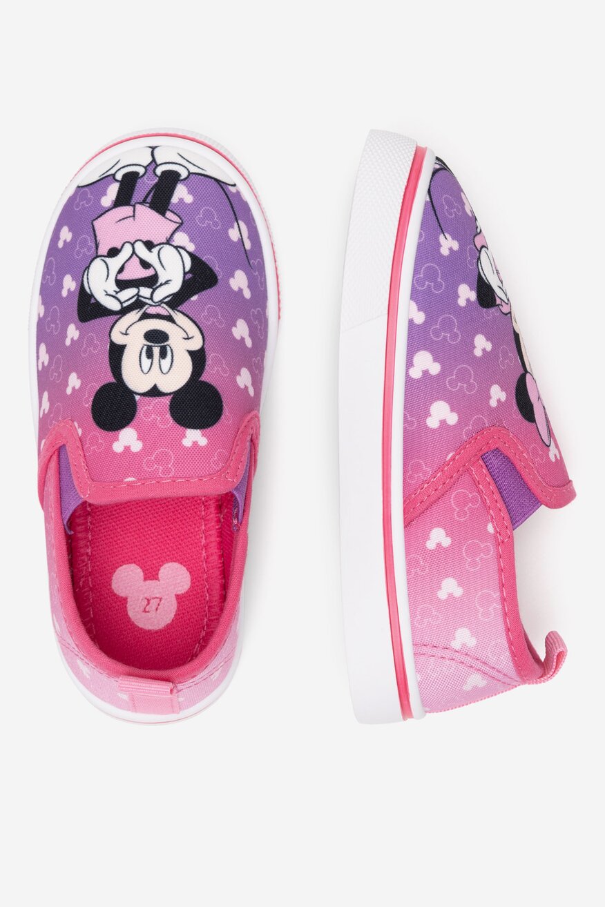 Pantofi pânză Mickey&Friends ROZ - 5903698048031