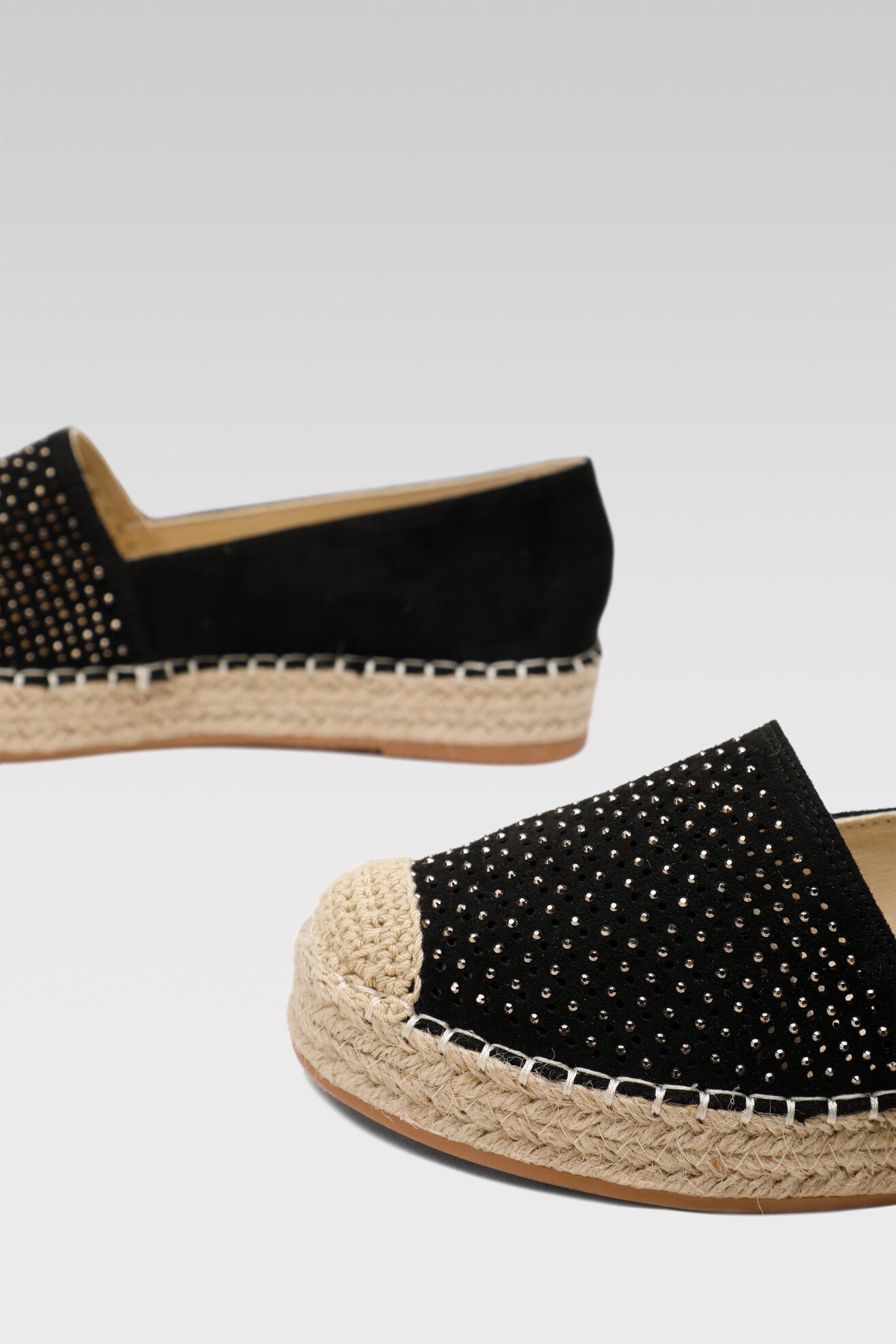 Espadryle Jenny Fairy SHINY WSS2013-01 Czarny