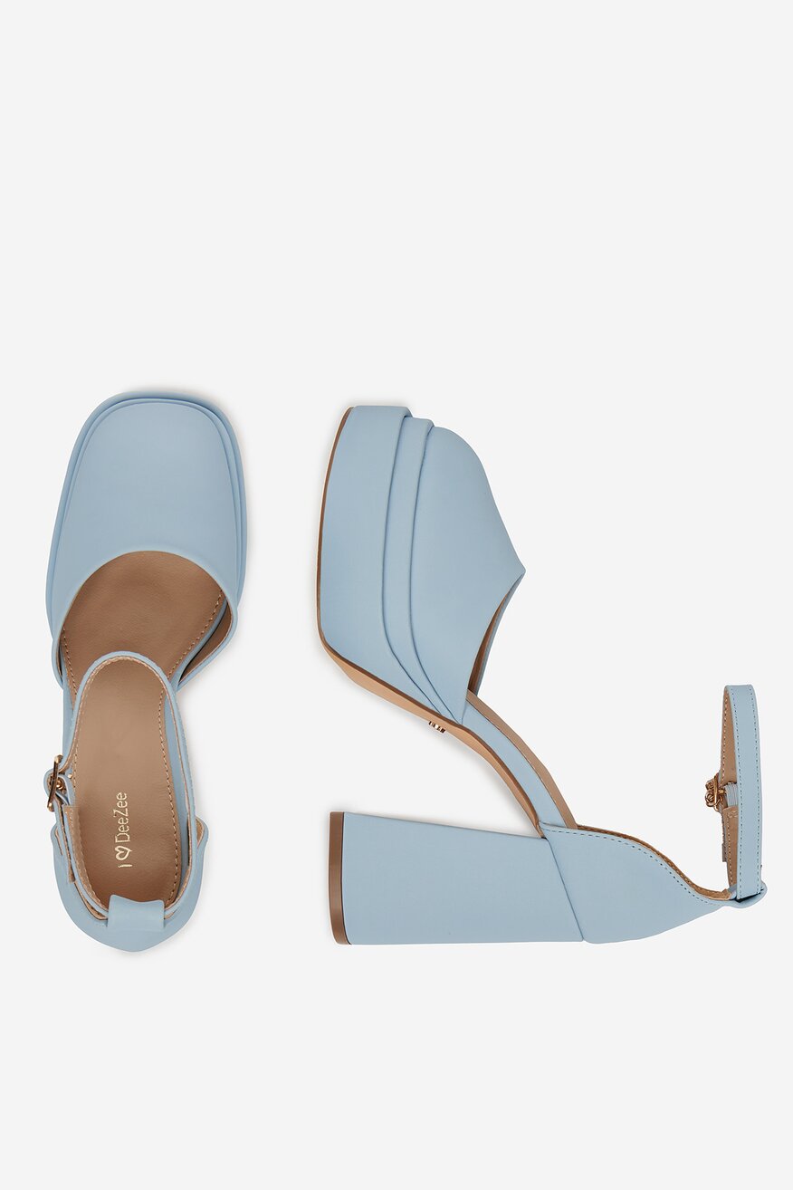 Pantofi cu toc DeeZee ALBASTRU - 5906751097304