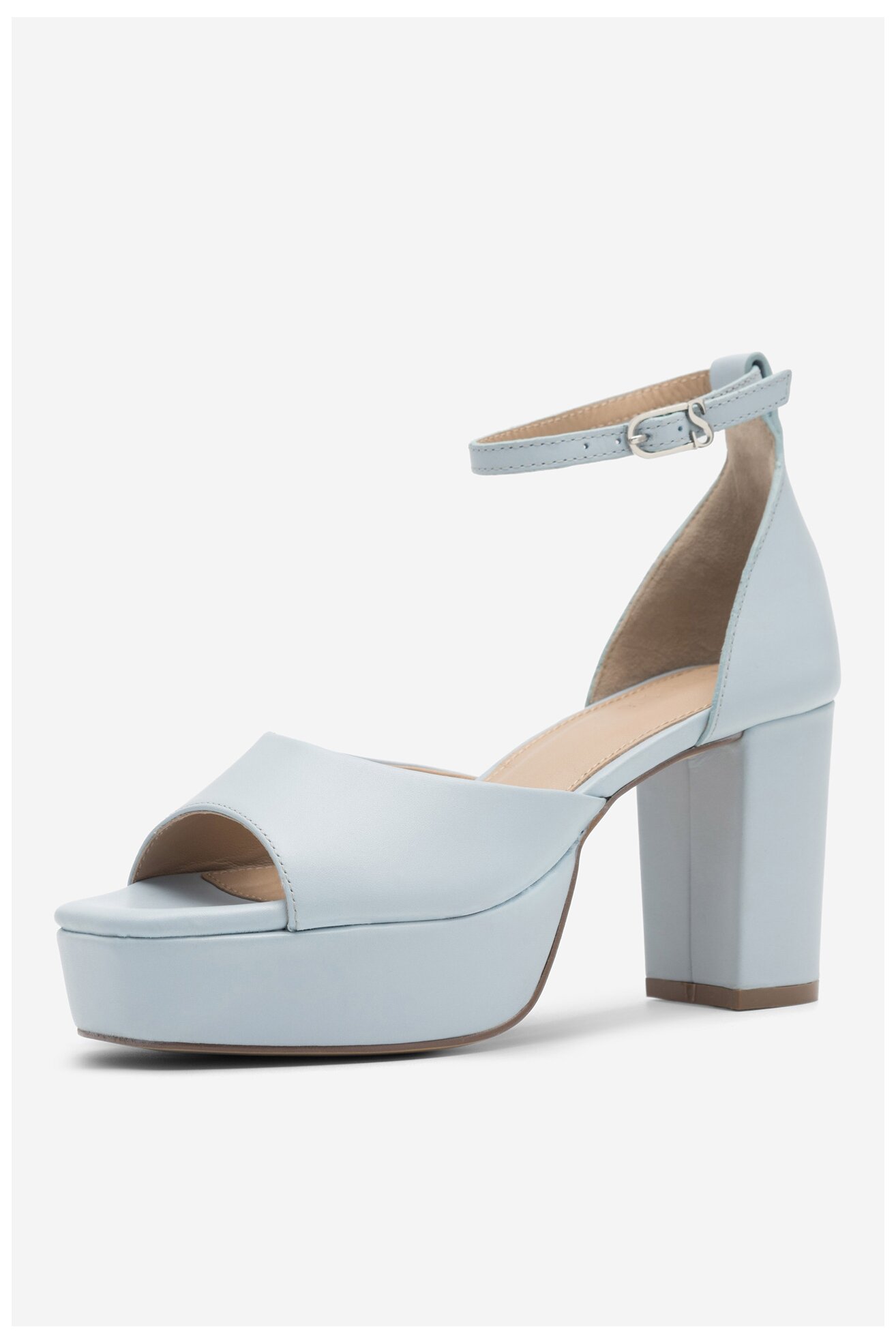 Sandały SIMPLE MURCIA-109610 Niebieski jasny