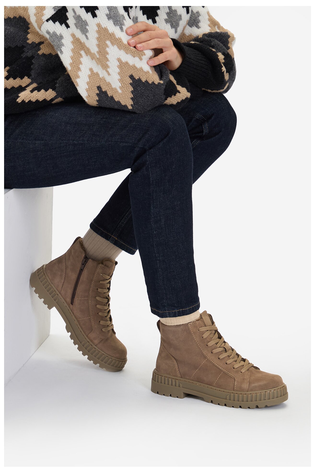 Bocanci Lasocki CEO-WI23-N-PUSZAN-02 BEJ ÎNCHIS