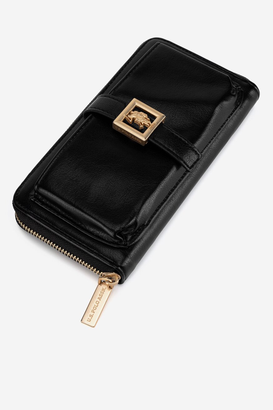 
                Дамски портфейл U.S. POLO ASSN. ЧЕРЕН - 5905588970897