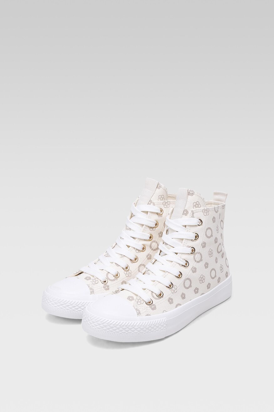 
                Quazi - Trampki pastelowe białe - 5904248579494