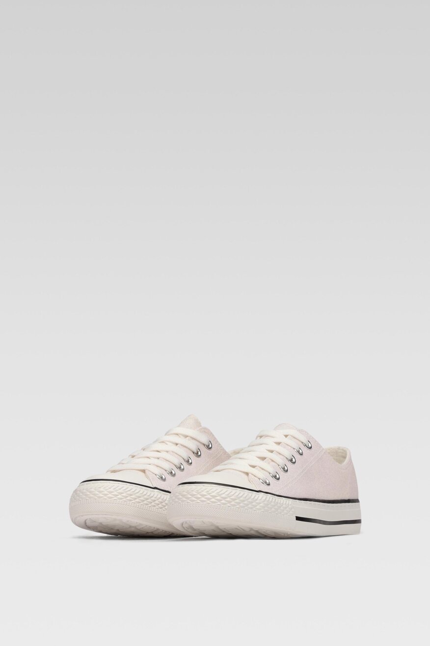 
                Jenny Fairy - Trampki z efektem glitter białe - 5903698447902