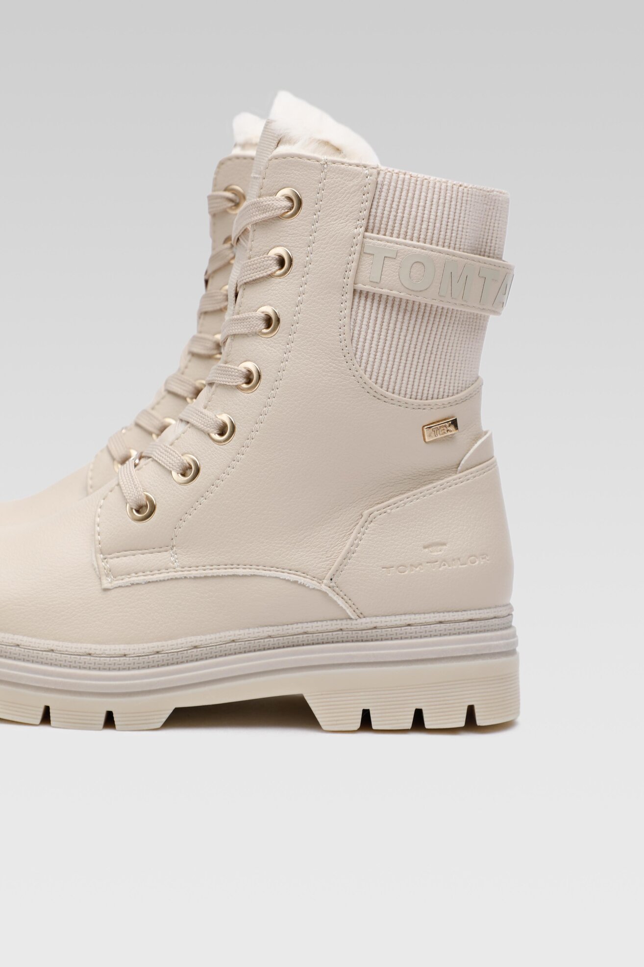 Trzewiki Tom Tailor 429561090 Beżowy