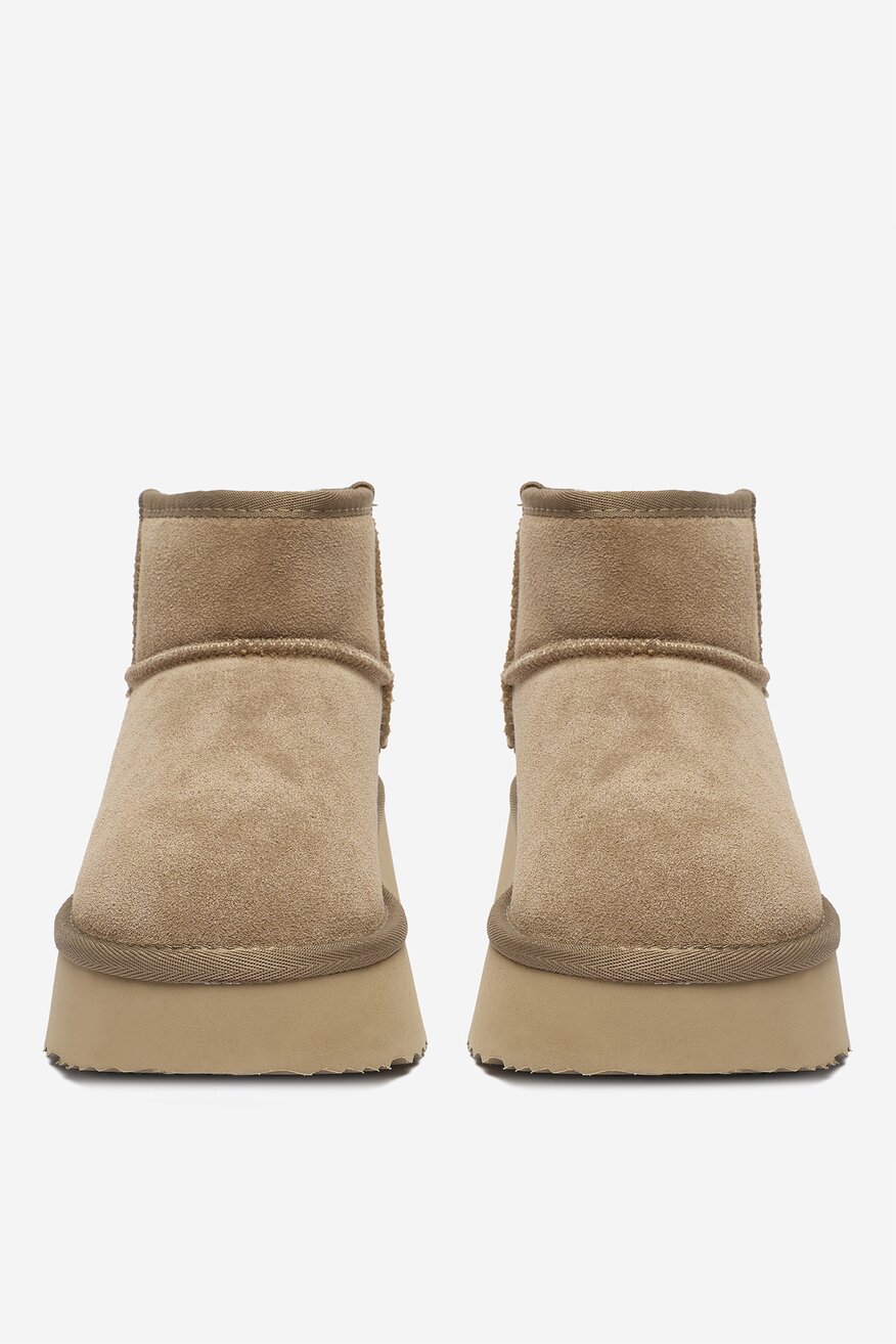 
                Badura - Śniegowce zamszowe ocieplane - 5906751279656