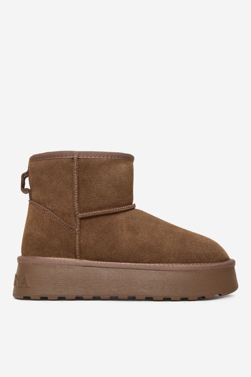 Badura - Śniegowce zamszowe ocieplane - 5906751381748