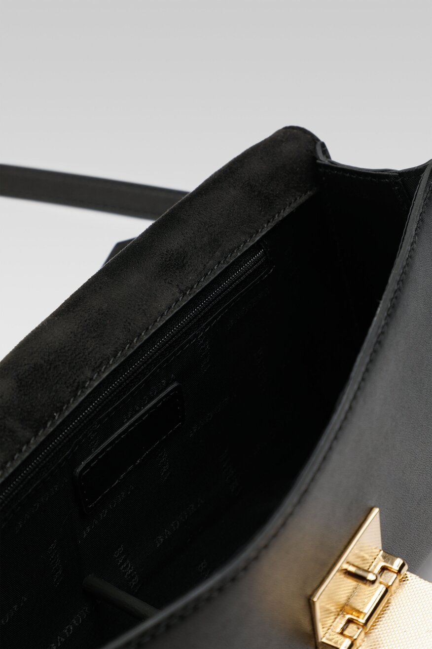 
                Badura - Torebka skórzana czarna - 5904248533427