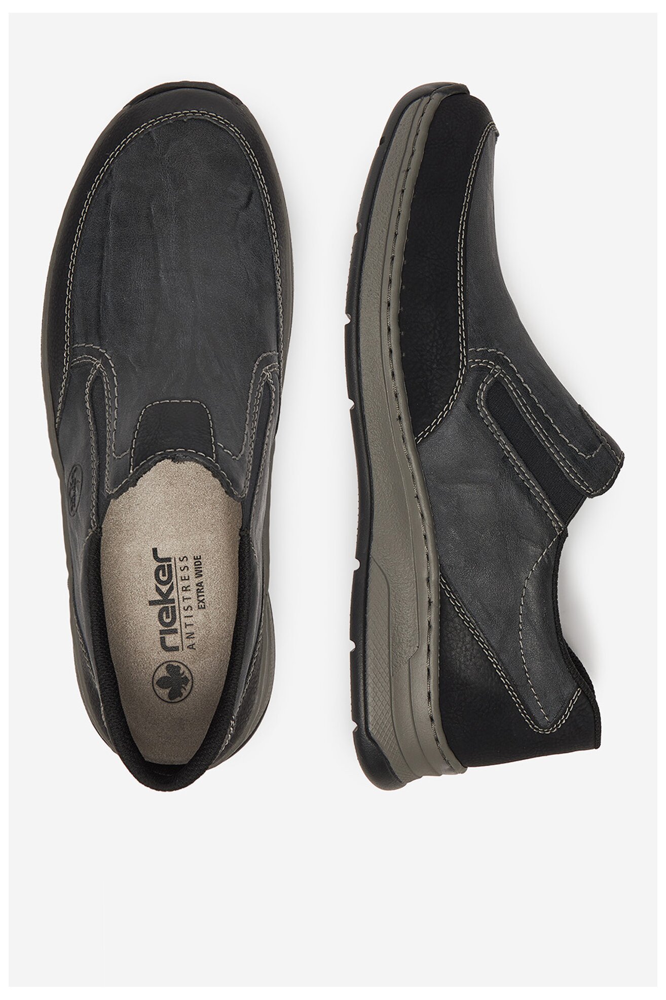 Félcipő Rieker 14362-00 SZÜRKE