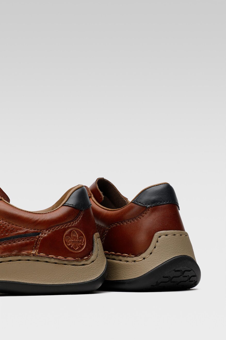 Rieker - Półbuty skórzane - 5904862474816