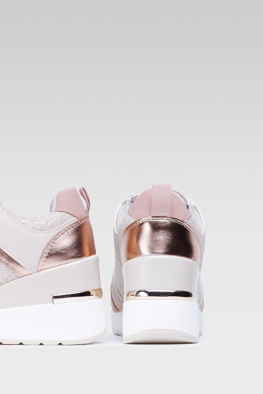 Jenny Fairy - Sneakersy na koturnie - 5904862279688