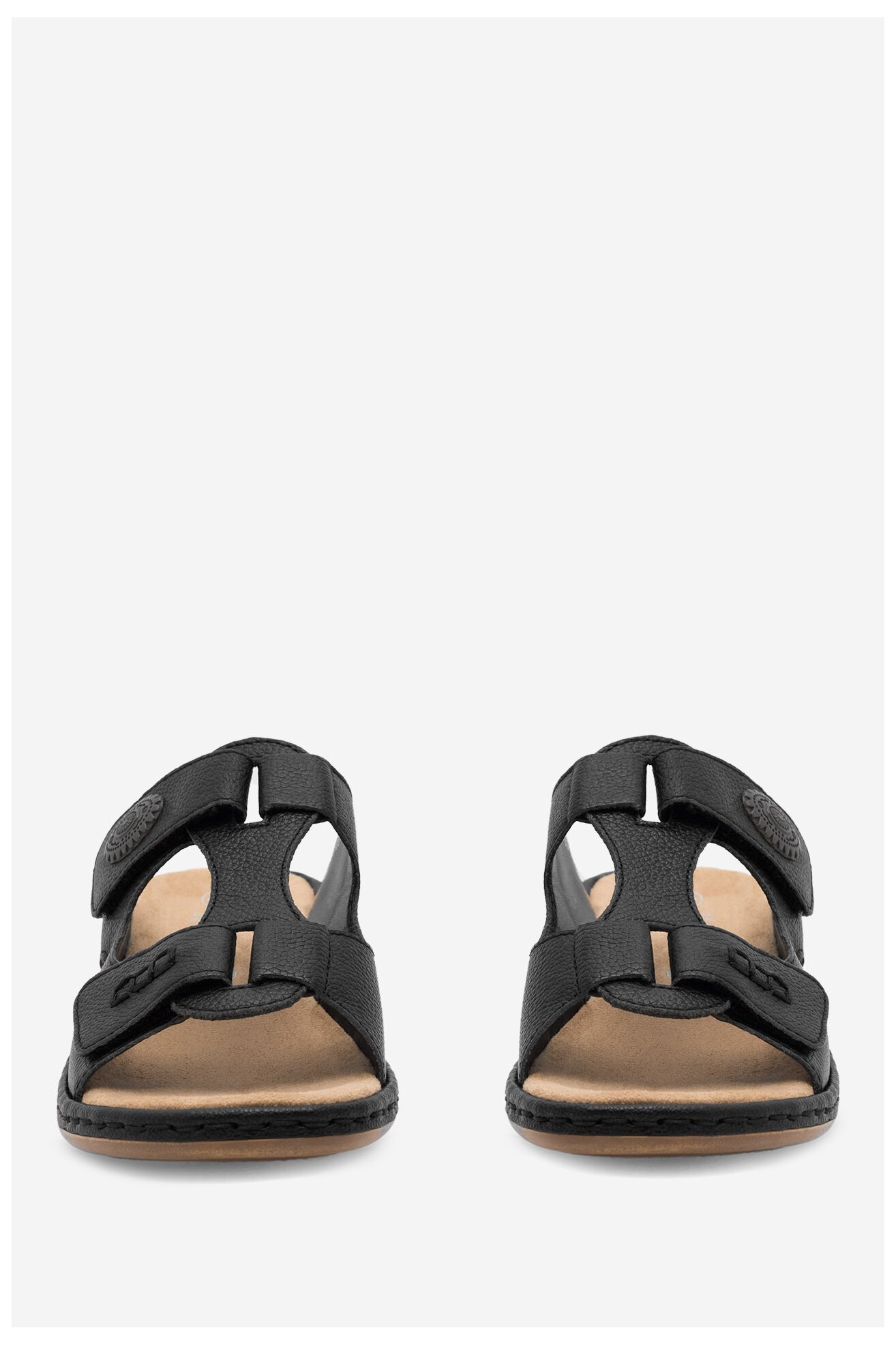 Klapki Rieker 65958-00 Czarny