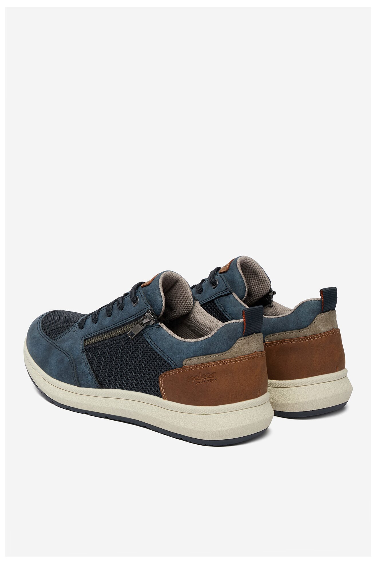 Sneakers Rieker CEO-16901-14 Granatowy