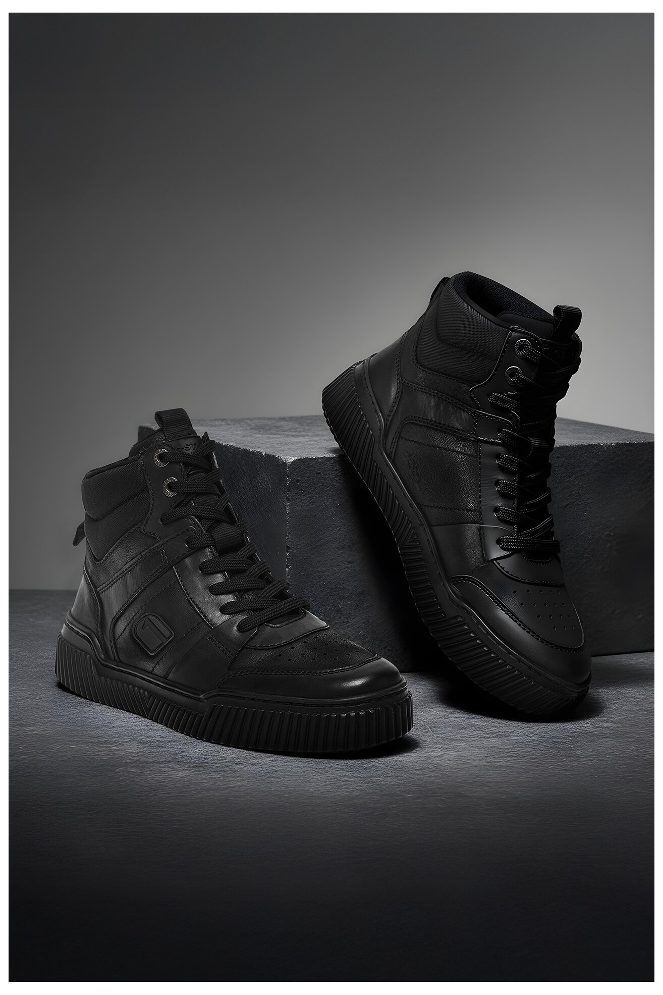 Tornacipő G-STAR RAW CEO-WI16-SABY-01 FEKETE